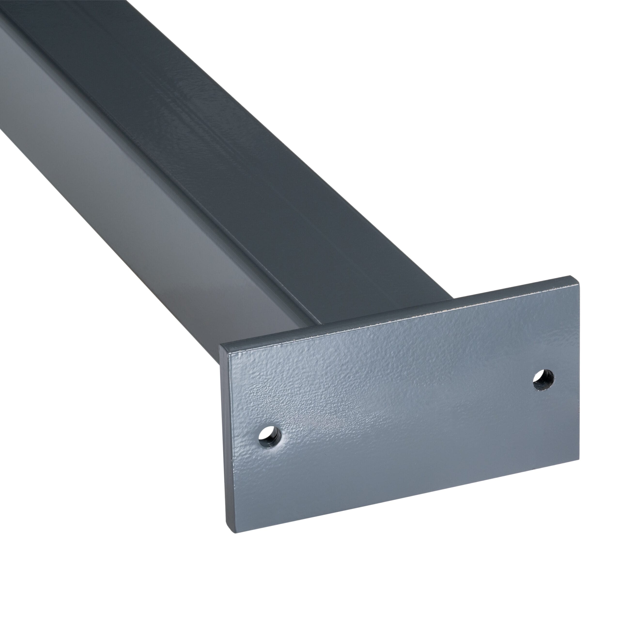 LBX 8000 LBX Podeststütze, S1 Stütze, QR 100x100x5 mm, Farbe RAL 7012 Basaltgrau