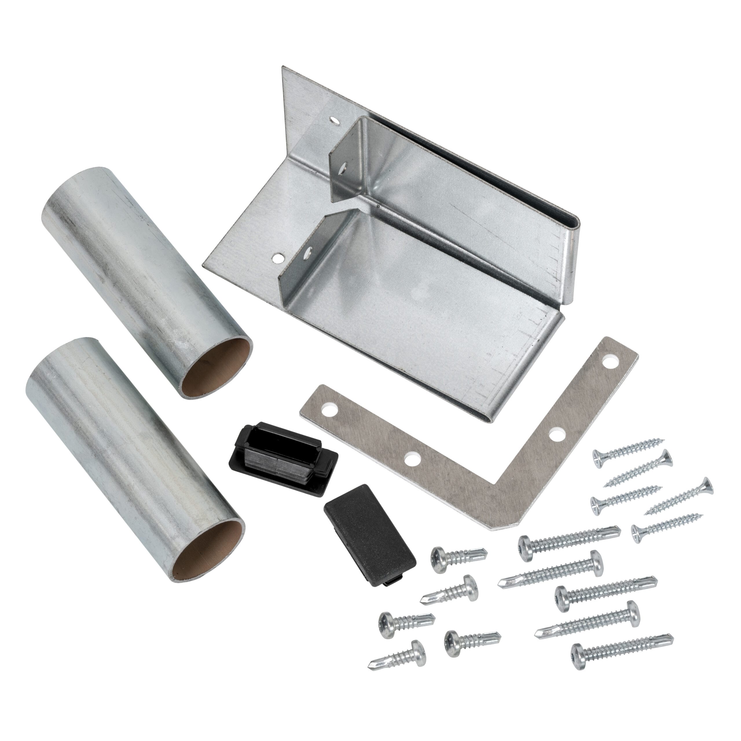 LBX 8000 Handlaufecke 600/490 mm, inkl. Verbinder, inkl. Ecke Fuß & Ecke Knieleiste