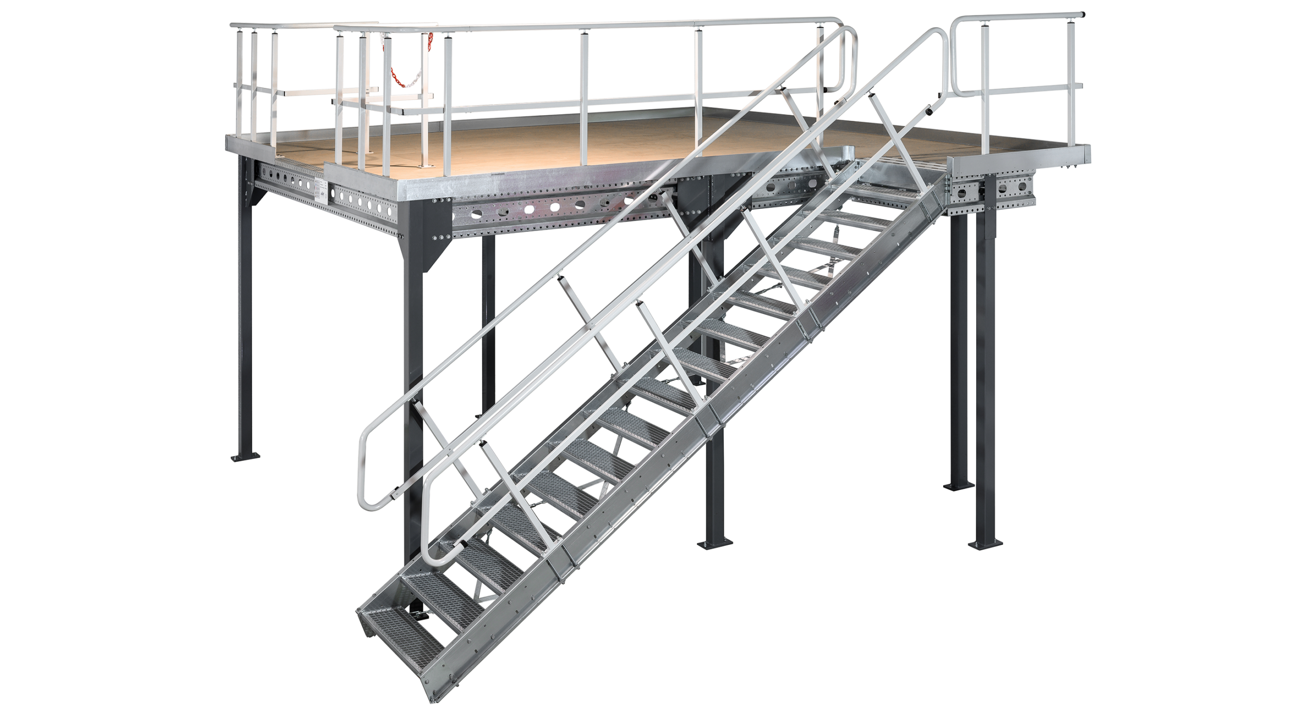 Lagerbühne von RAECKS - Komplette Ansicht , Freisteller Bild