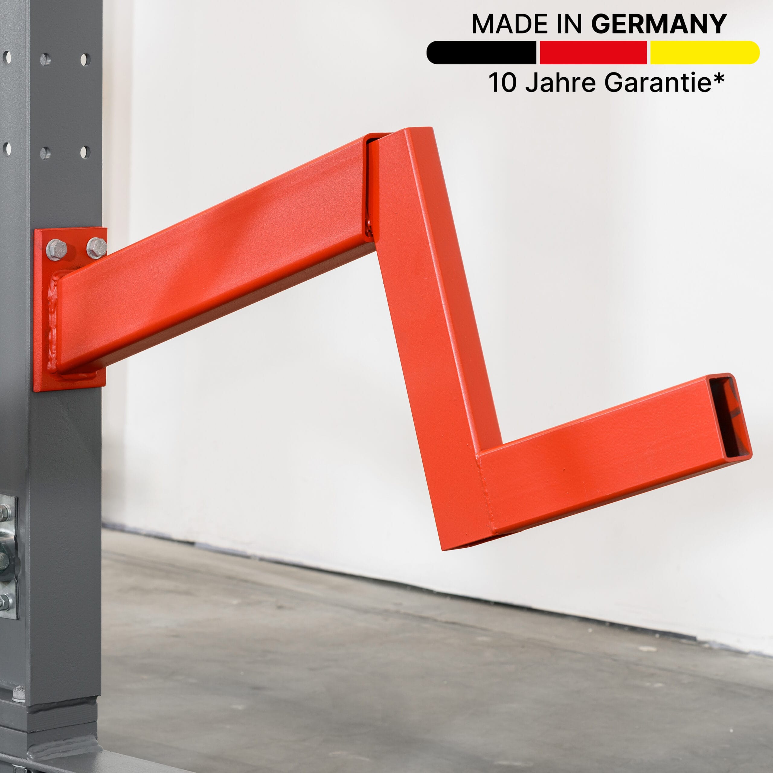 Schrägarmregal, mit MADE IN GERMANY Sticker