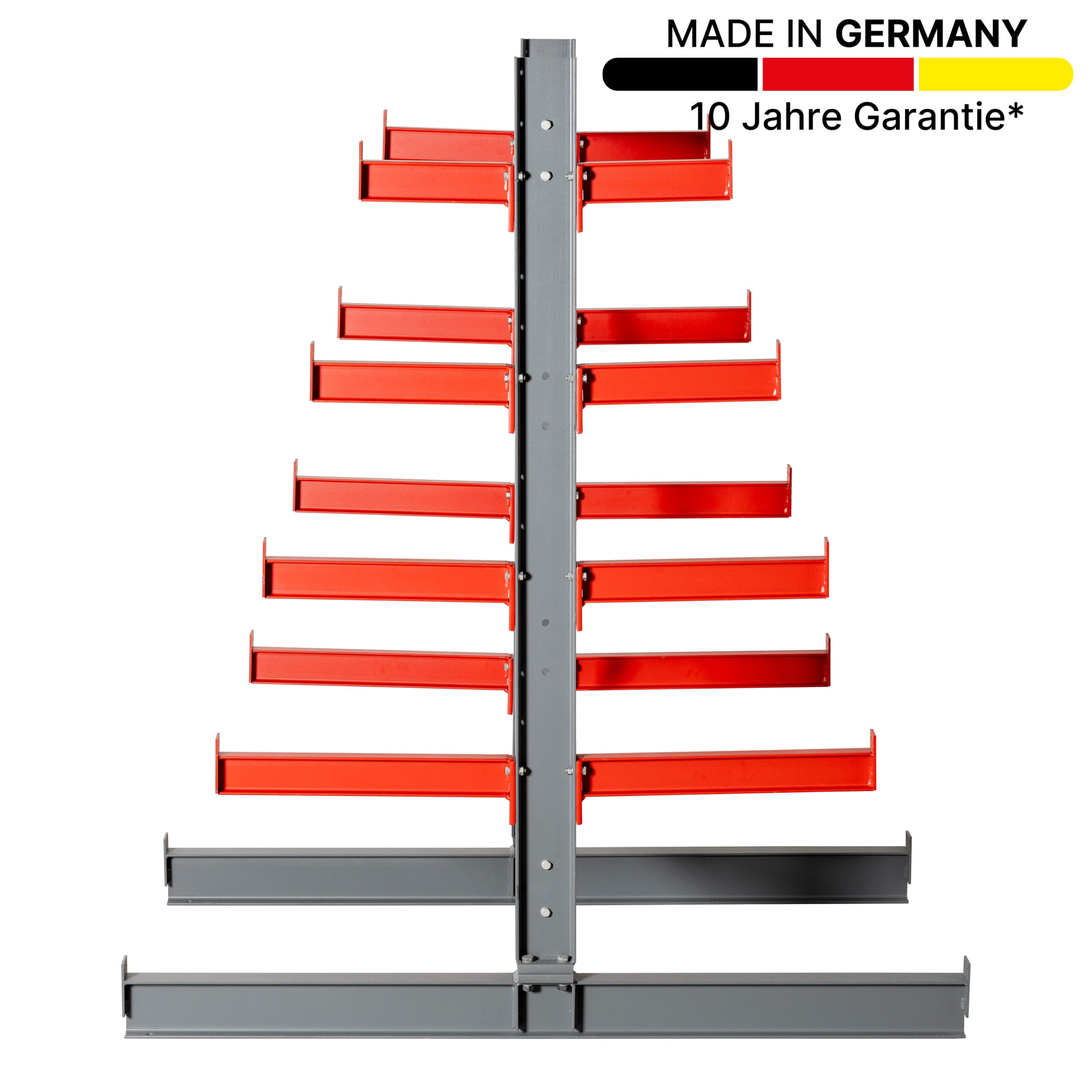 Tannenbaumregal zweiseitig, mit MADE IN GERMANY Sticker