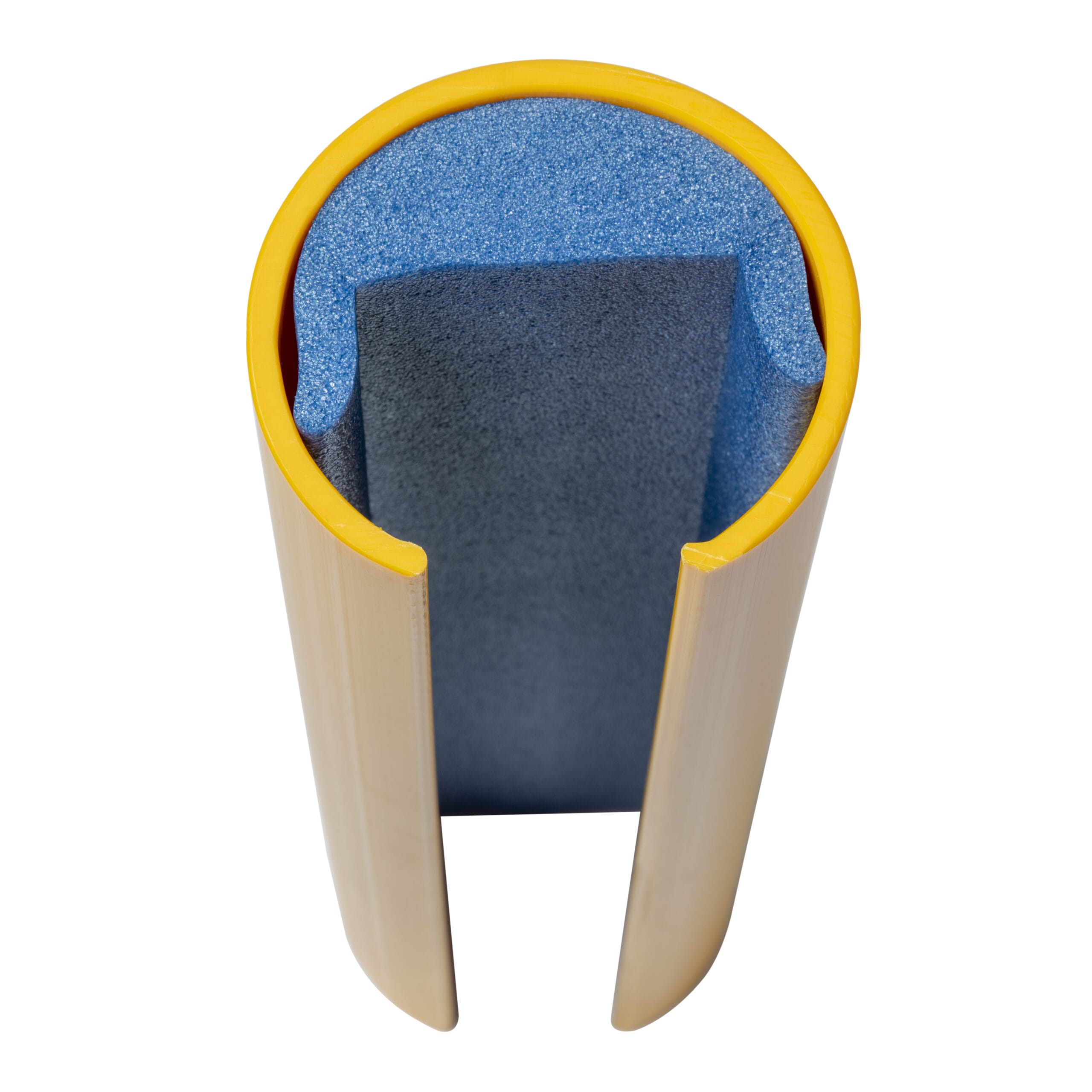 Regalstützenschutz Eco, H:600mm, L 101-110, HDPE, gelb