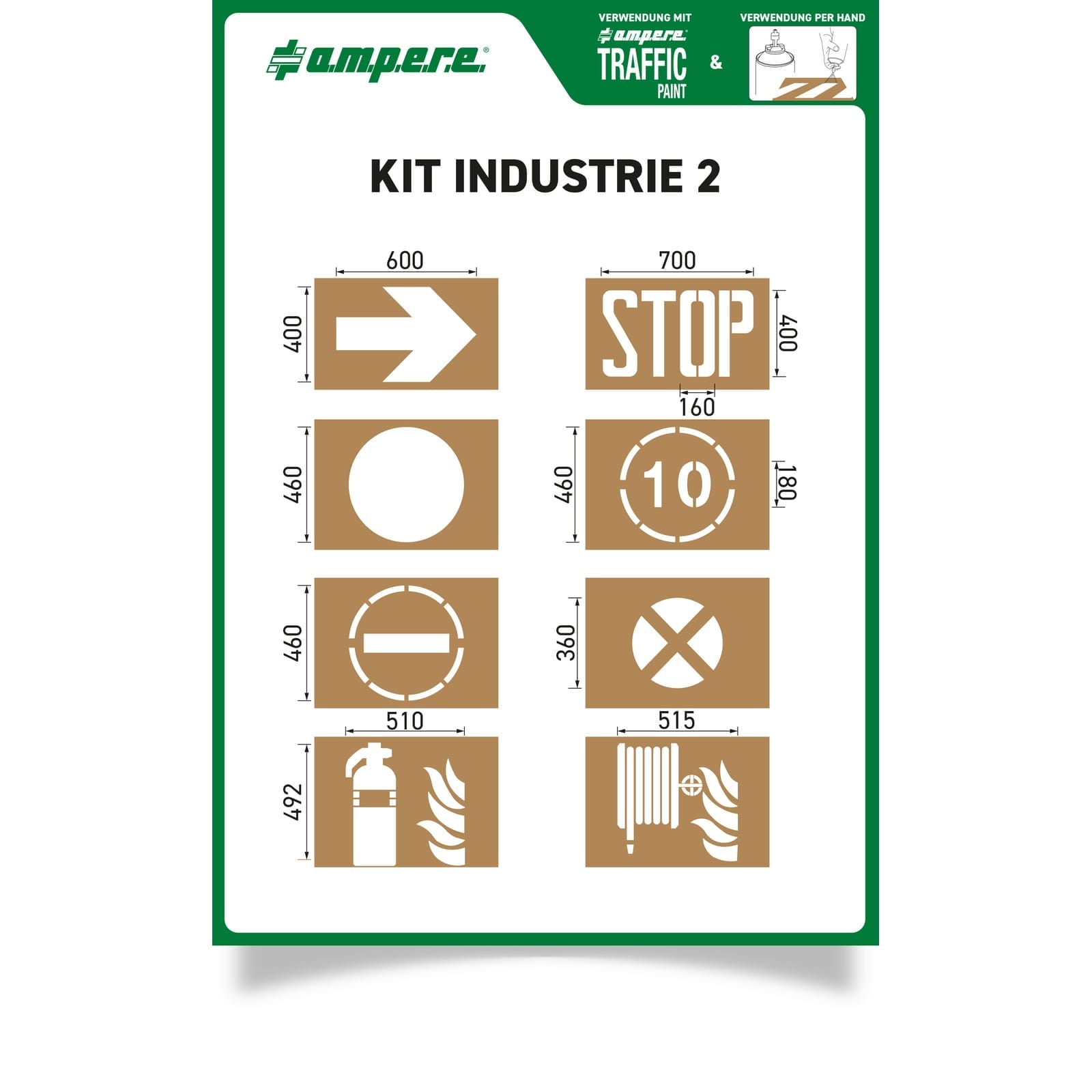 RMX Schablonen KIT Industrie 2