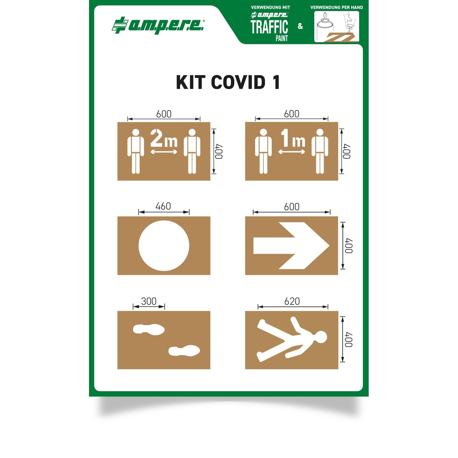 RMX Schablonen KIT Covid