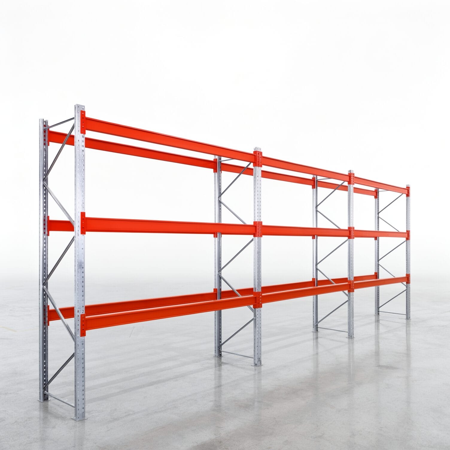 Palettenregale PRX 1000, Europalette, H: 3.100 mm, B: 8.500 mm, Palettengewicht: 1.000 kg, Palettenplätze: 36