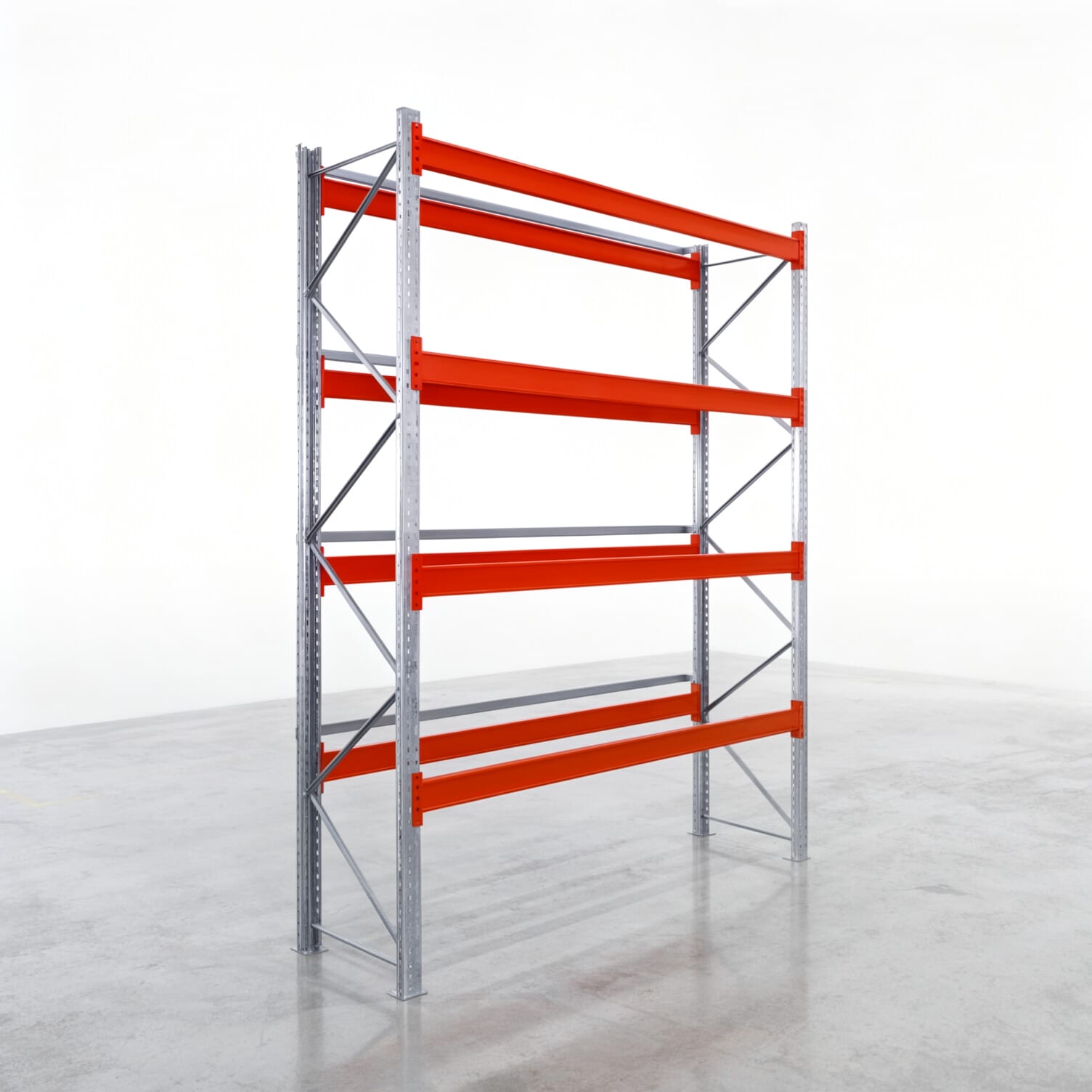 Palettenregale PRX 1000, Europalette, H: 3.600 mm, B: 2.900 mm, Palettengewicht: 1.000 kg, Palettenplätze: 15