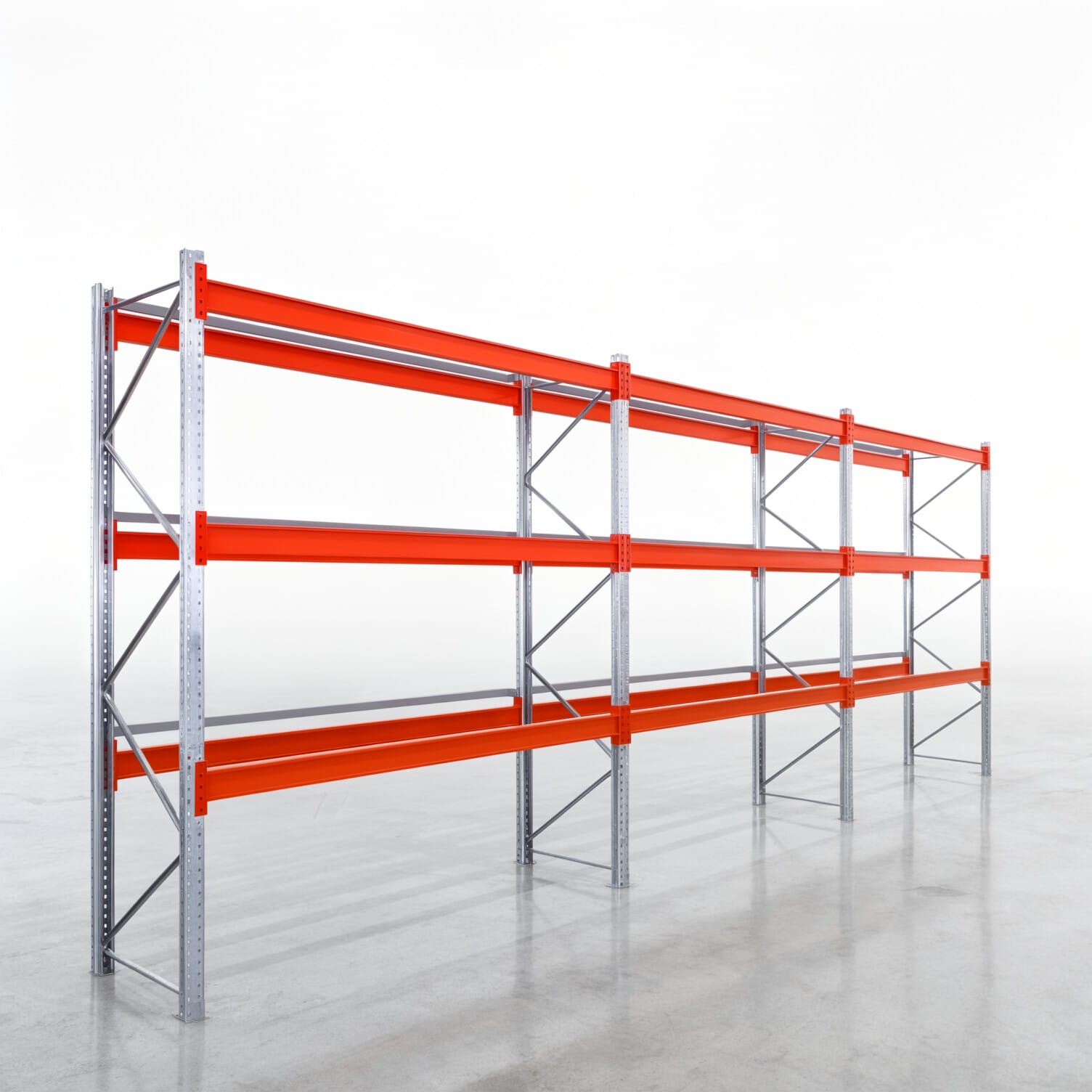 Palettenregale PRX 1000, Europalette, H: 3.100 mm, B: 8.500 mm, Palettengewicht: 1.250 kg, Palettenplätze: 36