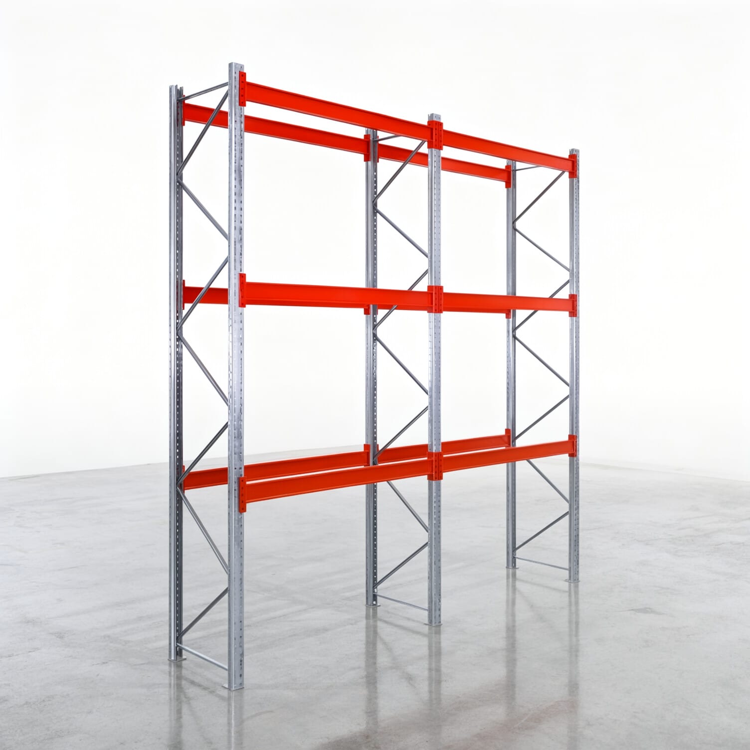 Palettenregale PRX 1000, Europalette, H: 4.100 mm, B: 3.900 mm, Palettengewicht: 1.000 kg, Palettenplätze: 16