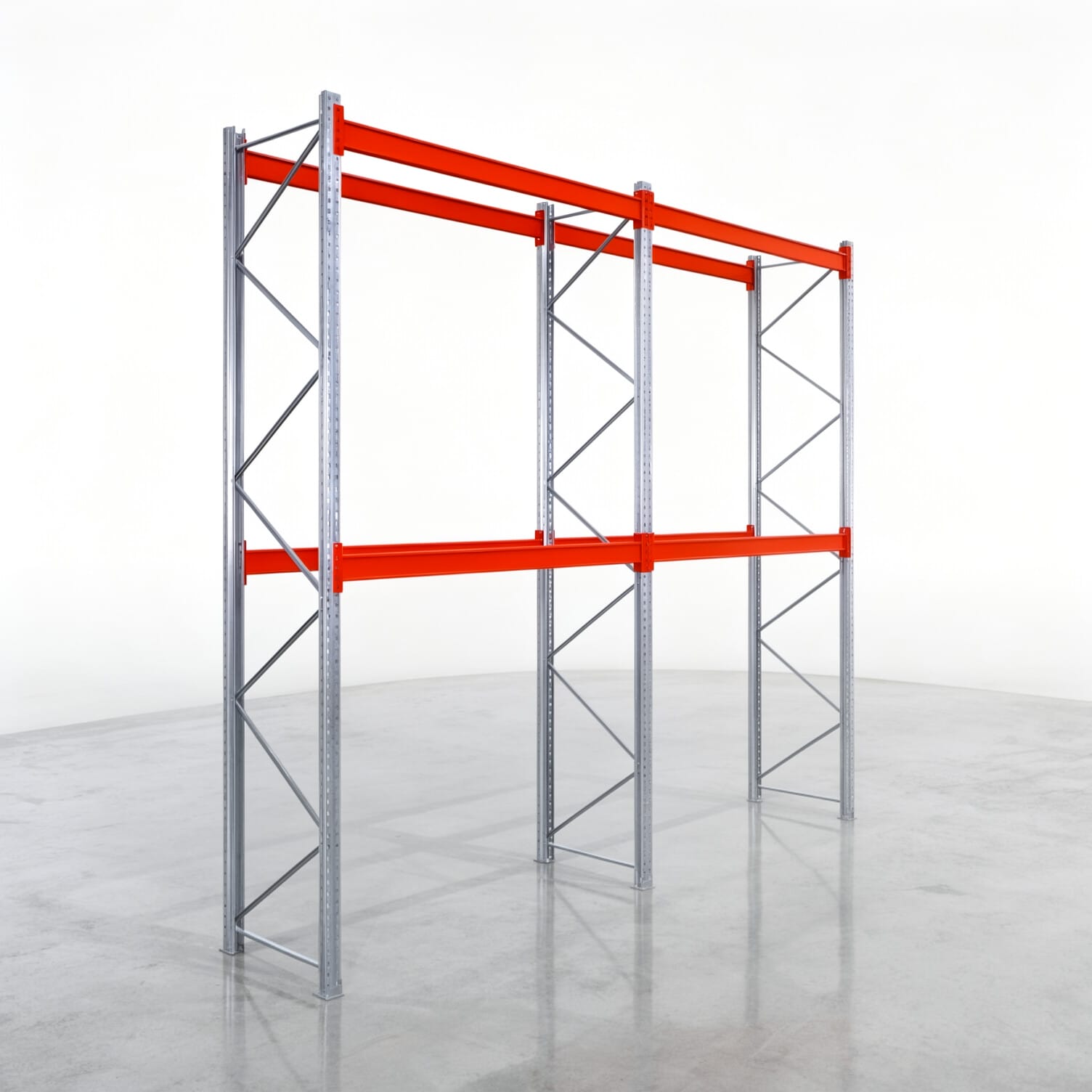 Palettenregale PRX 1000, Industriepalette, H: 4.100 mm, B: 3.900 mm, Palettengewicht: 750 kg, Palettenplätze: 12