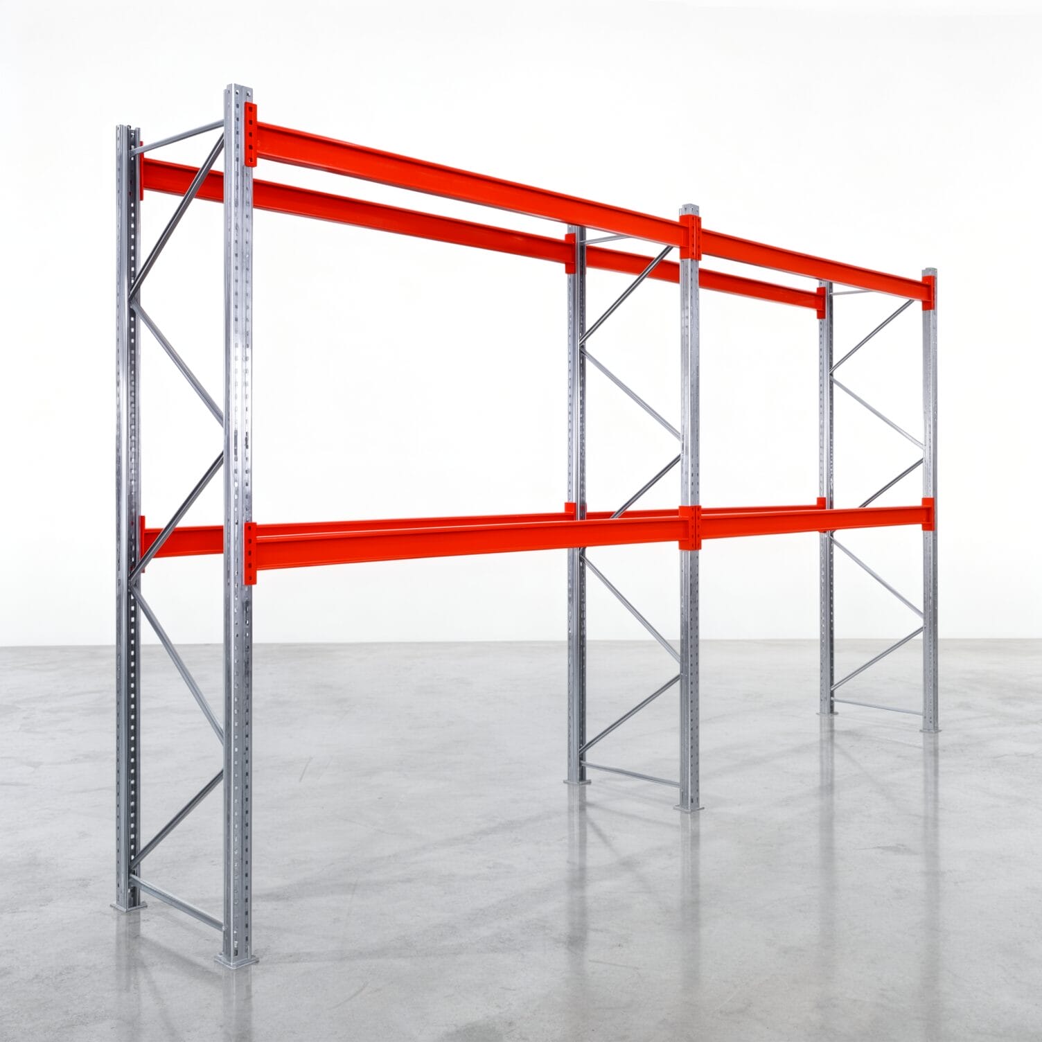 Palettenregale PRX 1000, Europalette, H: 3.100 mm, B: 5.700 mm, Palettengewicht: 500 kg , Palettenplätze: 18