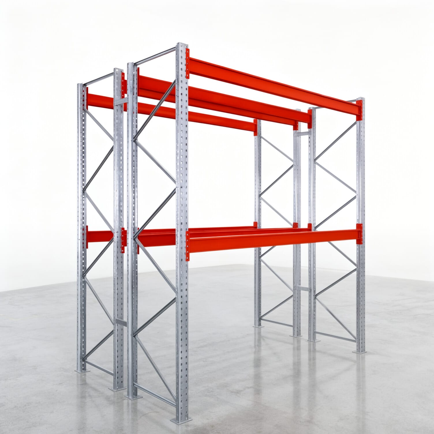 Palettenregale PRX 1000, Europalette, H: 3.100 mm, B: 2.900 mm, Palettengewicht: 750 kg, Palettenplätze: 18