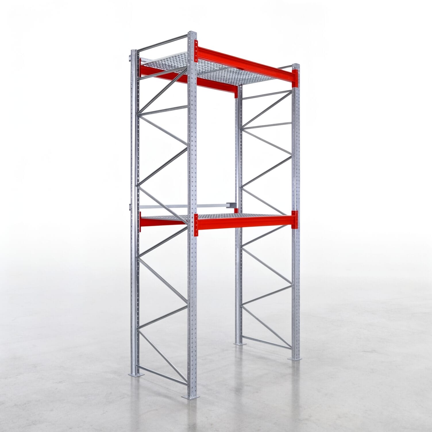 Palettenregale PRX 1000, Europalette, H: 4.100 mm, B: 2.000 mm, Palettengewicht: 500 kg, Palettenplätze: 6