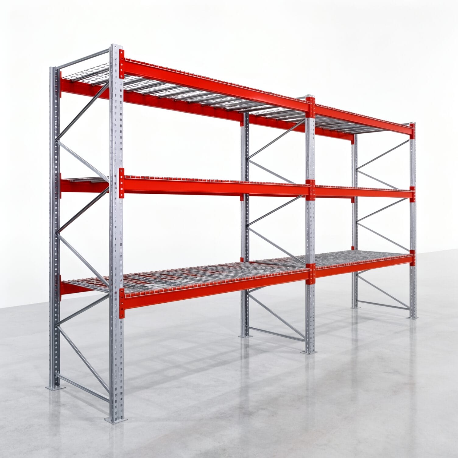 Palettenregale PRX 1000, Europalette, H: 3.100 mm, B: 5.700 mm, Palettengewicht: 1.250 kg, Palettenplätze: 24