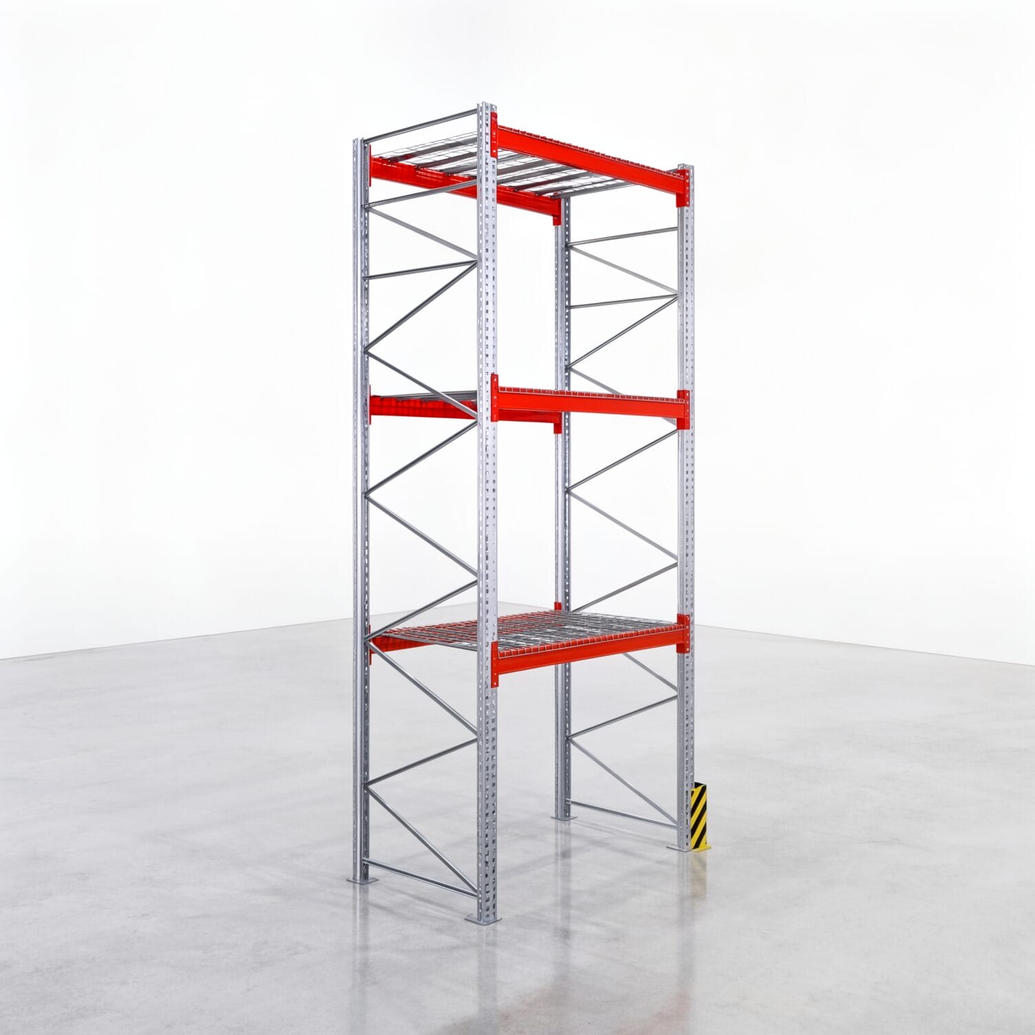 Palettenregale PRX 1000, Europalette, H: 4.600 mm, B: 2.000 mm, Palettengewicht: 500 kg, Palettenplätze: 8