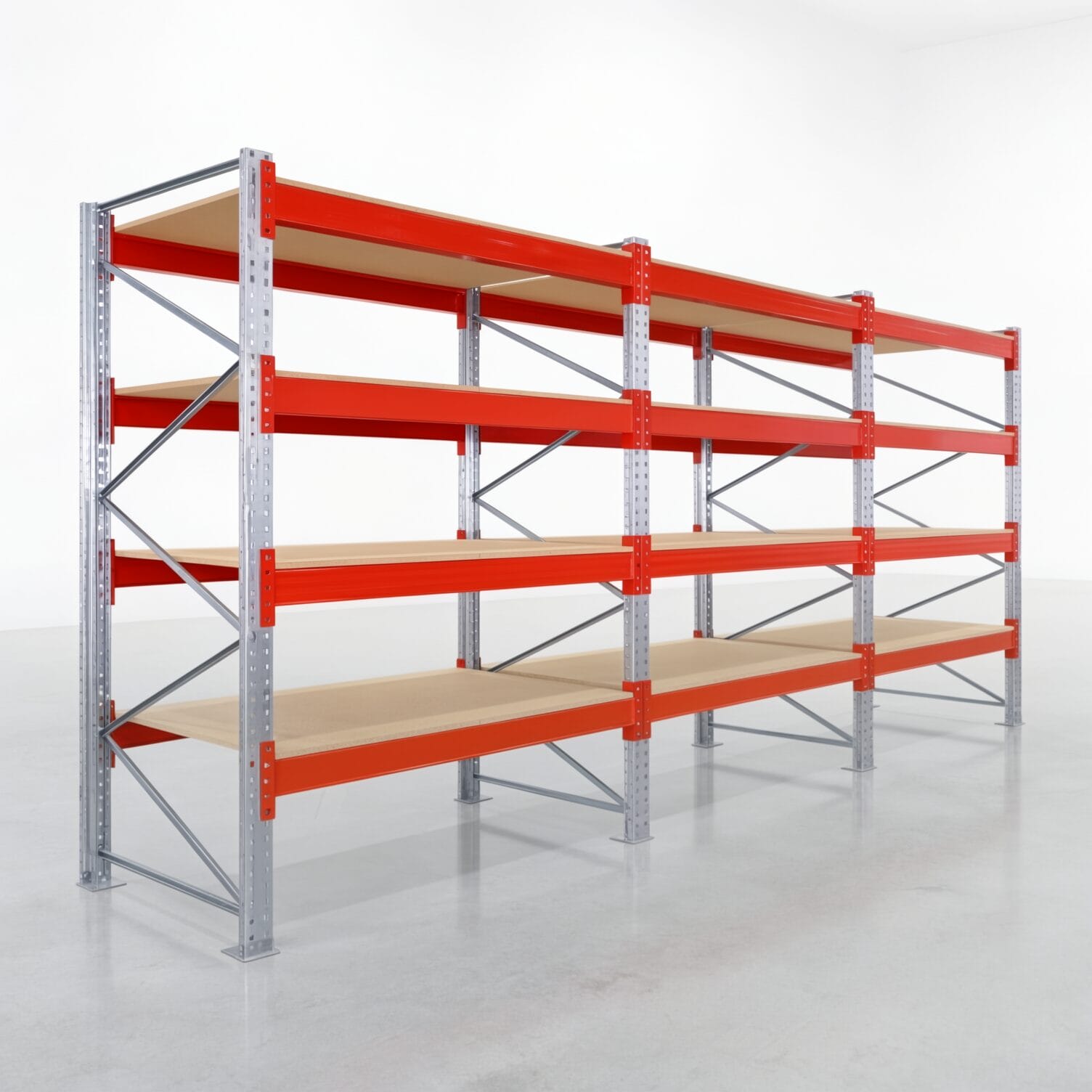 Palettenregale PRX 1000, Europalette, H: 2.600 mm, B: 5.800 mm, Palettengewicht: 500 kg, Palettenplätze: 30