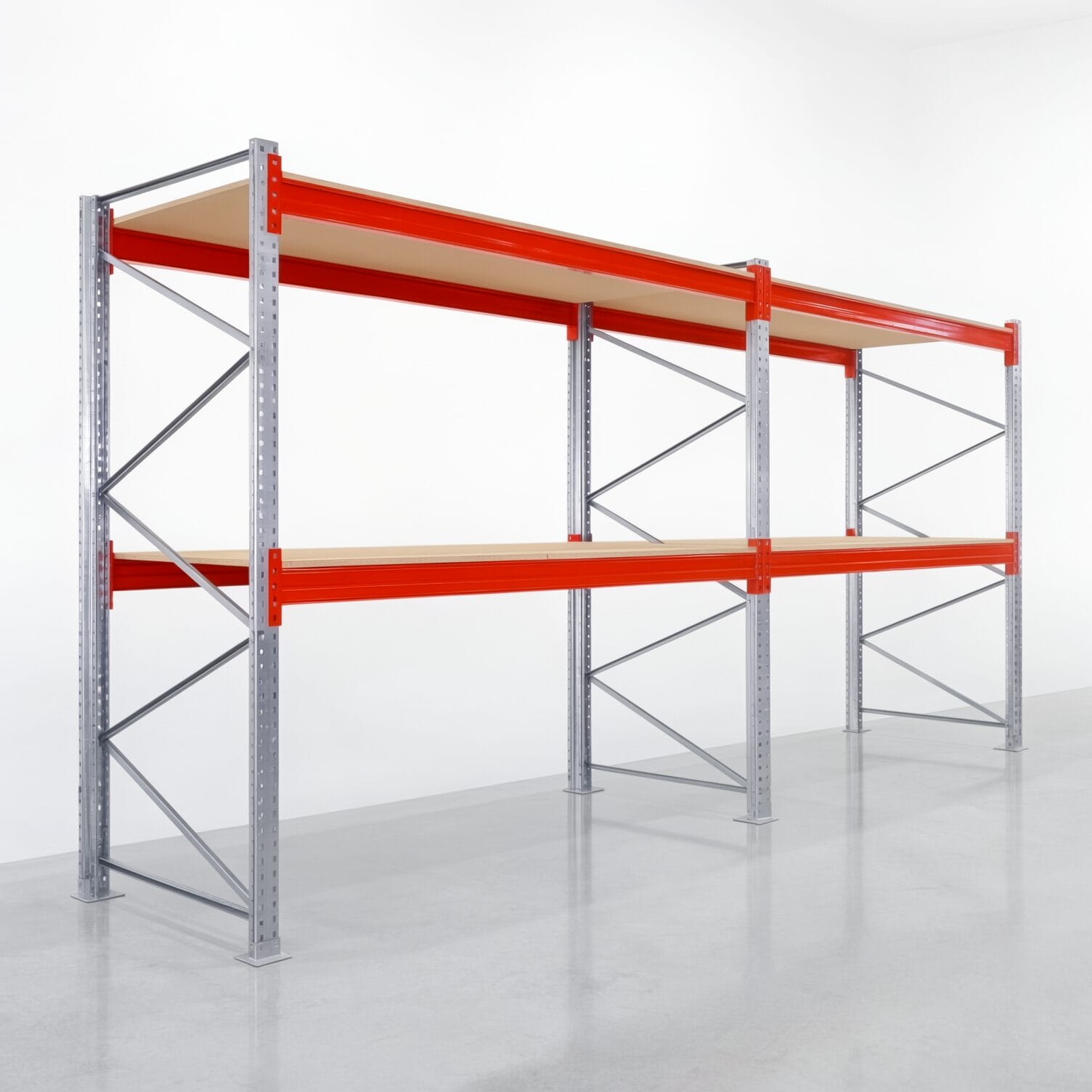 Palettenregale PRX 1000, Europalette, H: 2.600 mm, B: 5.700 mm, Palettengewicht: 1.000 kg, Palettenplätze: 18