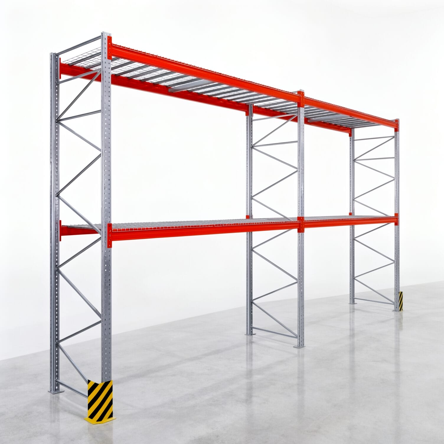 Palettenregale PRX 1000, Europalette, H: 4.100 mm, B: 7.500 mm, Palettengewicht: 750 kg, Palettenplätze: 24