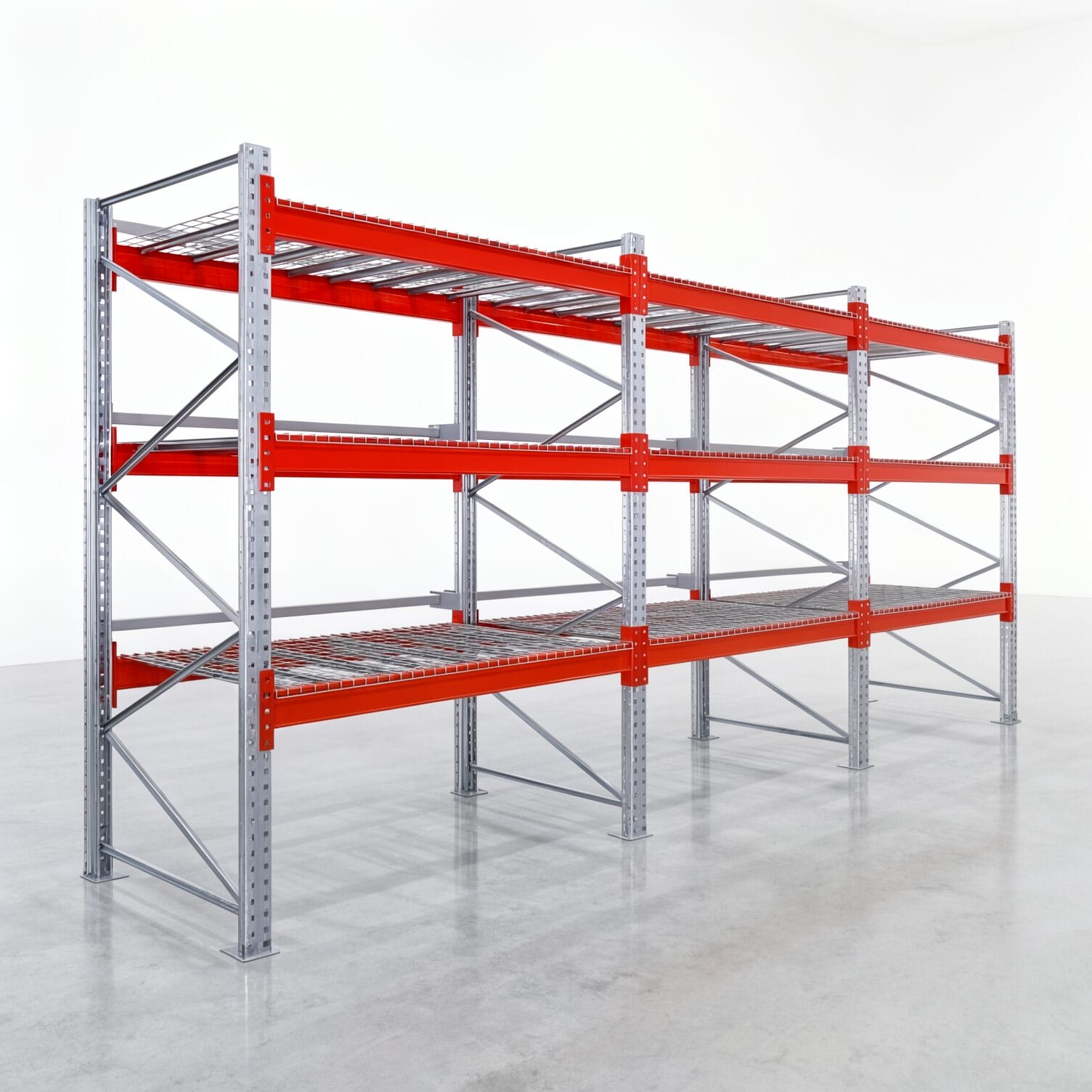 Palettenregale PRX 1000, Europalette, H: 2.600 mm, B: 5.800 mm, Palettengewicht: 750 kg, Palettenplätze: 24