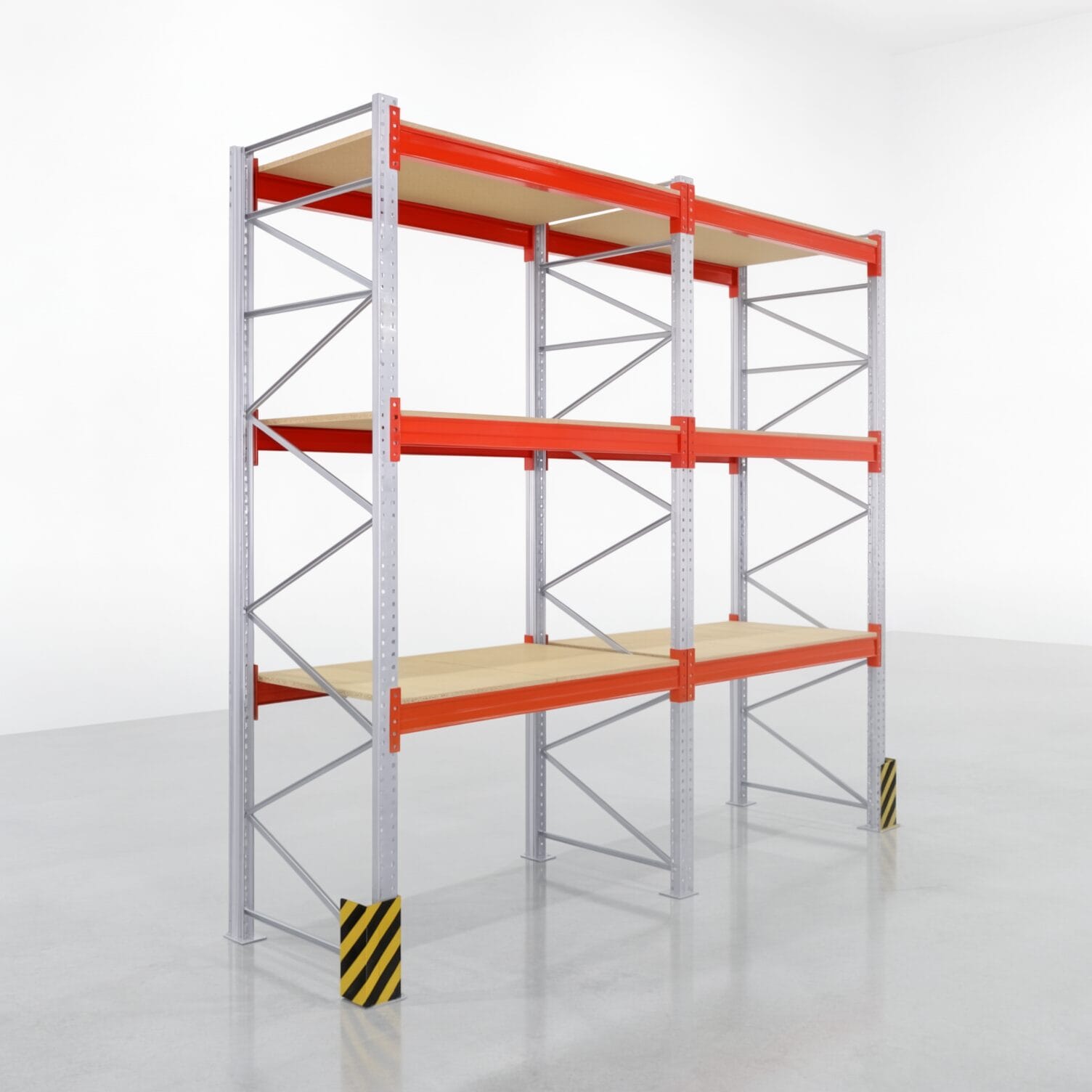 Palettenregale PRX 1000, Europalette, H: 3.600 mm, B: 3.900 mm, Palettengewicht: 500 kg, Palettenplätze: 16