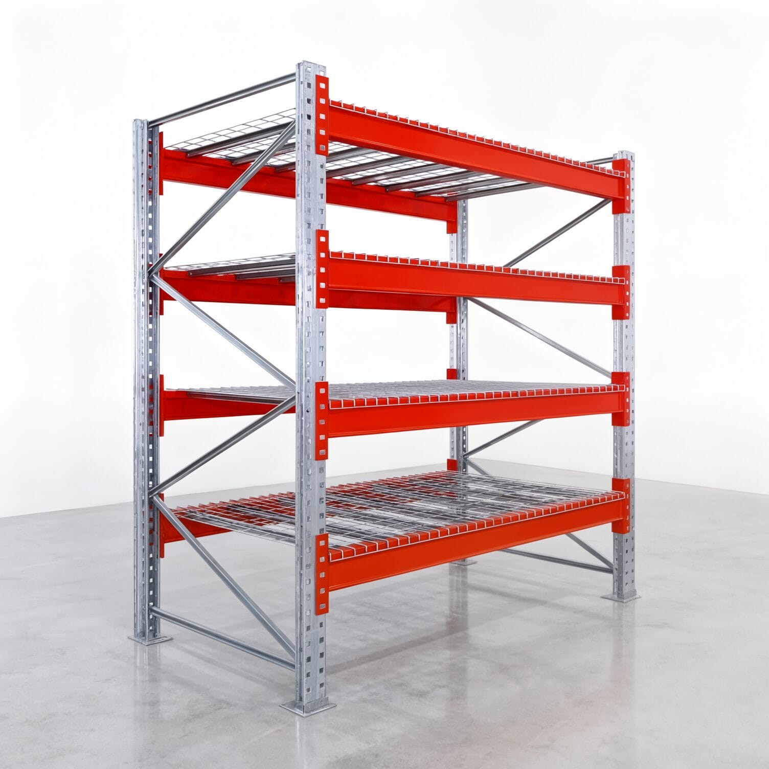 Palettenregale PRX 1000, Europalette, H: 2.100 mm, B: 2.000 mm, Palettengewicht: 1.000 kg, Palettenplätze: 10