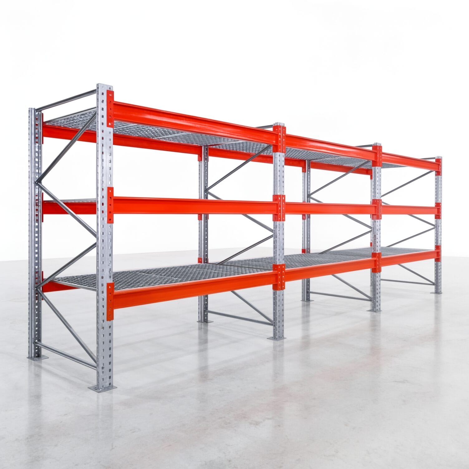 Palettenregale PRX 1000, Europalette, H: 2.100 mm, B: 5.800 mm, Palettengewicht: 500 kg, Palettenplätze: 24