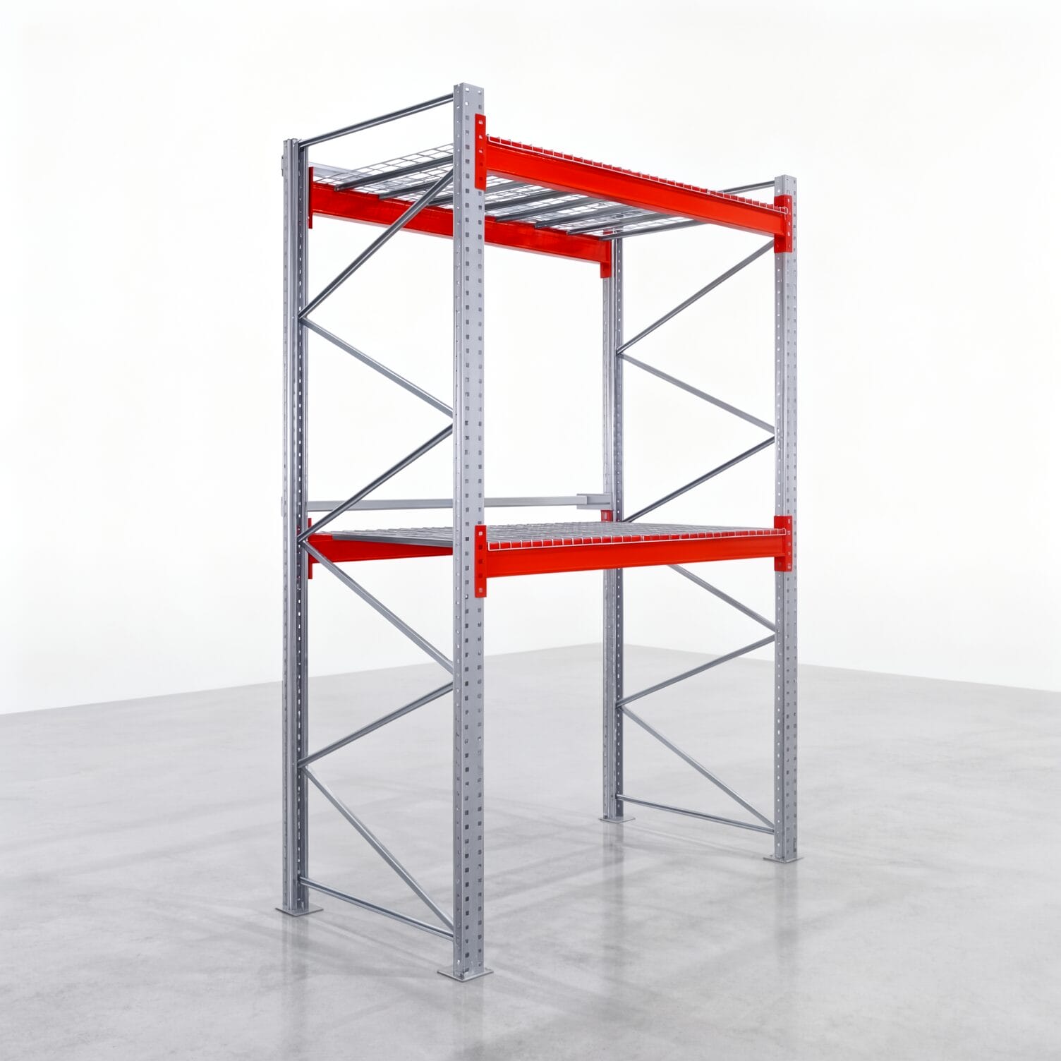 Palettenregale PRX 1000, Europalette, H: 3.100 mm, B: 2.000 mm, Palettengewicht: 500 kg, Palettenplätze: 6