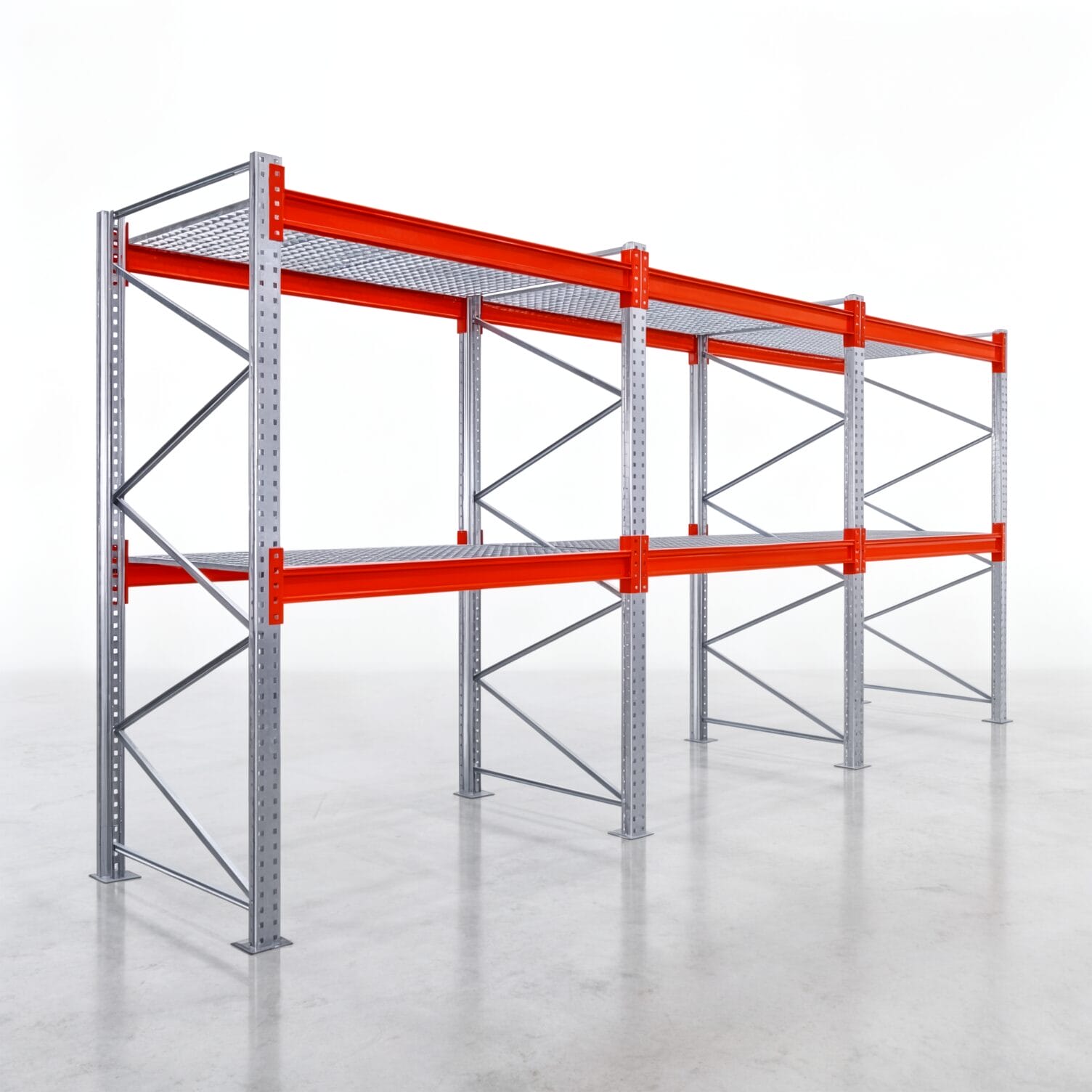 Palettenregale PRX 1000, Europalette, H: 2.600 mm, B: 5.800 mm, Palettengewicht: 500 kg, Palettenplätze: 18