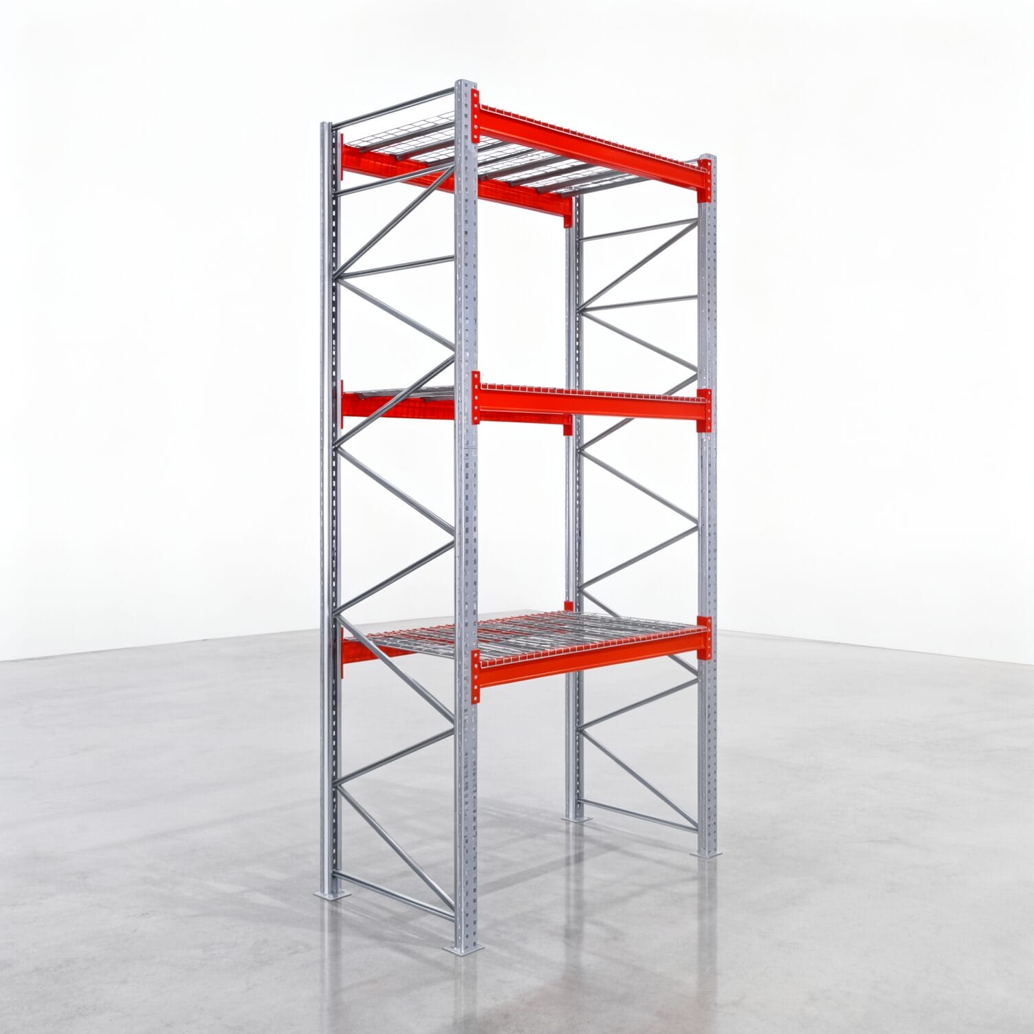 Palettenregale PRX 1000, Europalette, H: 4.100 mm, B: 2.000 mm, Palettengewicht: 750 kg, Palettenplätze: 8