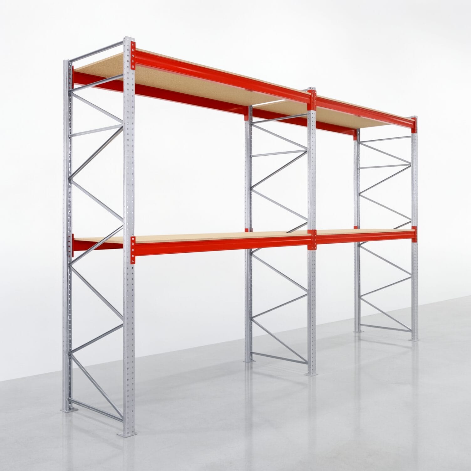 Palettenregale PRX 1000, Europalette, H: 3.600 mm, B: 5.700 mm, Palettengewicht: 1.250 kg, Palettenplätze: 18