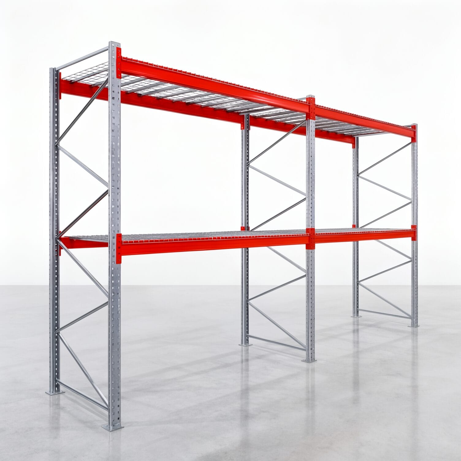 Palettenregale PRX 1000, Europalette, H: 3.100 mm, B: 5.700 mm, Palettengewicht: 750 kg, Palettenplätze: 18