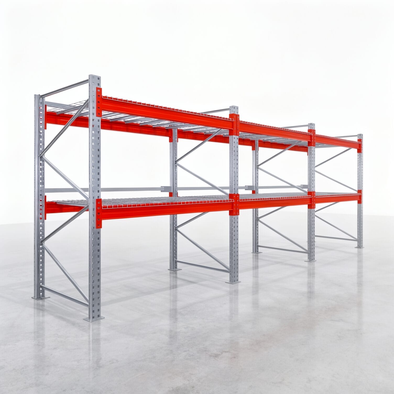 Palettenregale PRX 1000, Europalette, H: 2.100 mm, B: 5.800 mm, Palettengewicht: 750 kg, Palettenplätze: 18