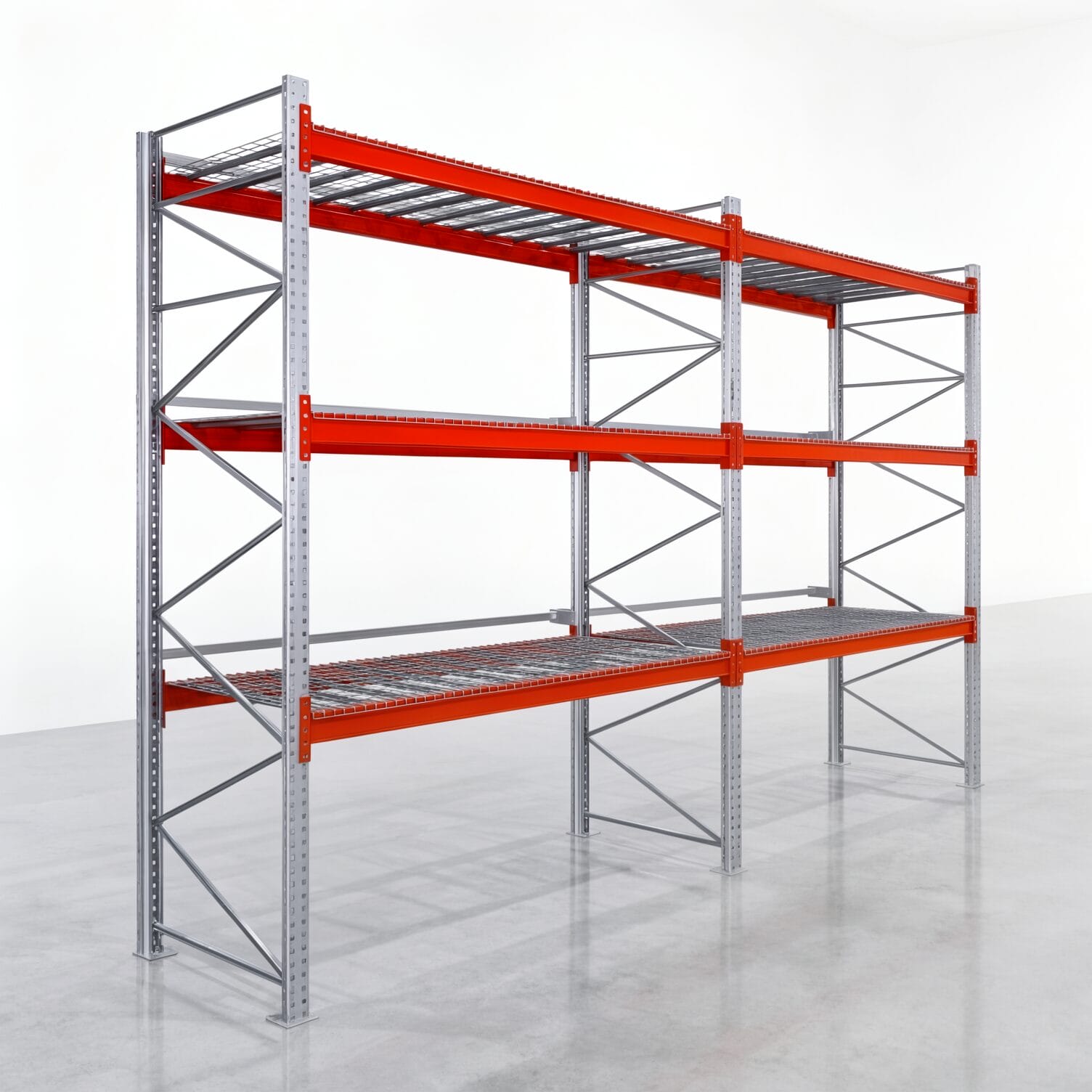 Palettenregale PRX 1000, Europalette, H: 3.600 mm, B: 5.700 mm, Palettengewicht: 750 kg, Palettenplätze: 24