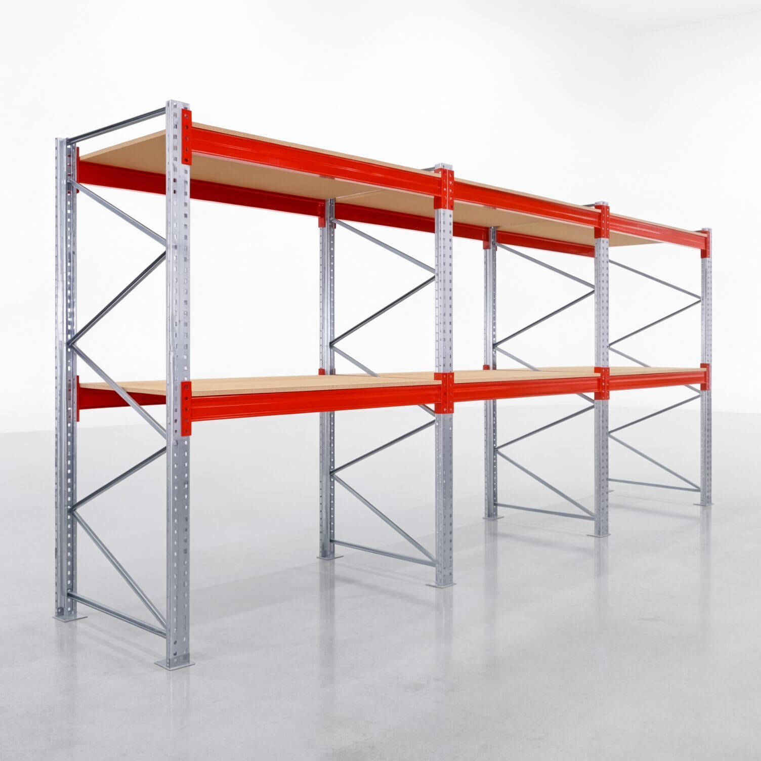 Palettenregale PRX 1000, Europalette, H: 2.600 mm, B: 5.800 mm, Palettengewicht: 1.250 kg, Palettenplätze: 18