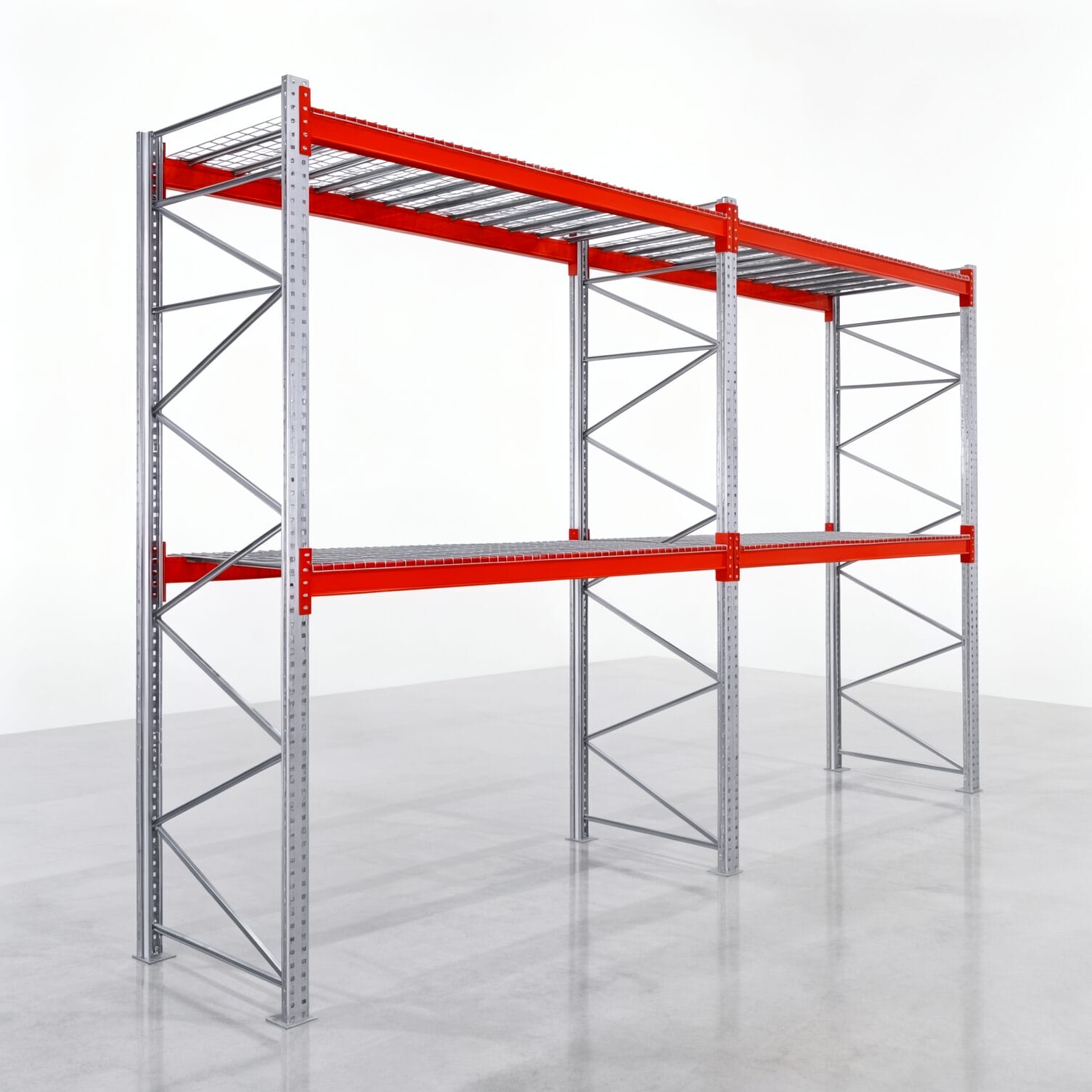 Palettenregale PRX 1000, Europalette, H: 3.600 mm, B: 5.700 mm, Palettengewicht: 750 kg, Palettenplätze: 18