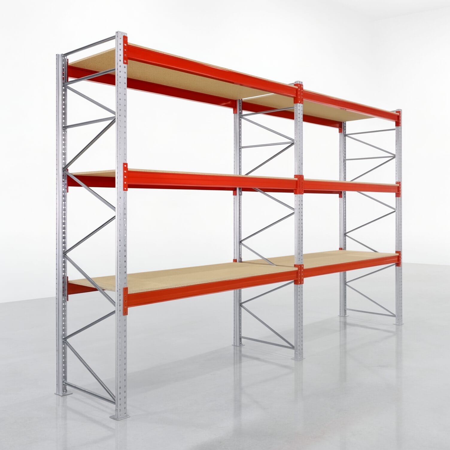 Palettenregale PRX 1000, Europalette, H: 3.600 mm, B: 5.700 mm, Palettengewicht: 500 kg, Palettenplätze: 24