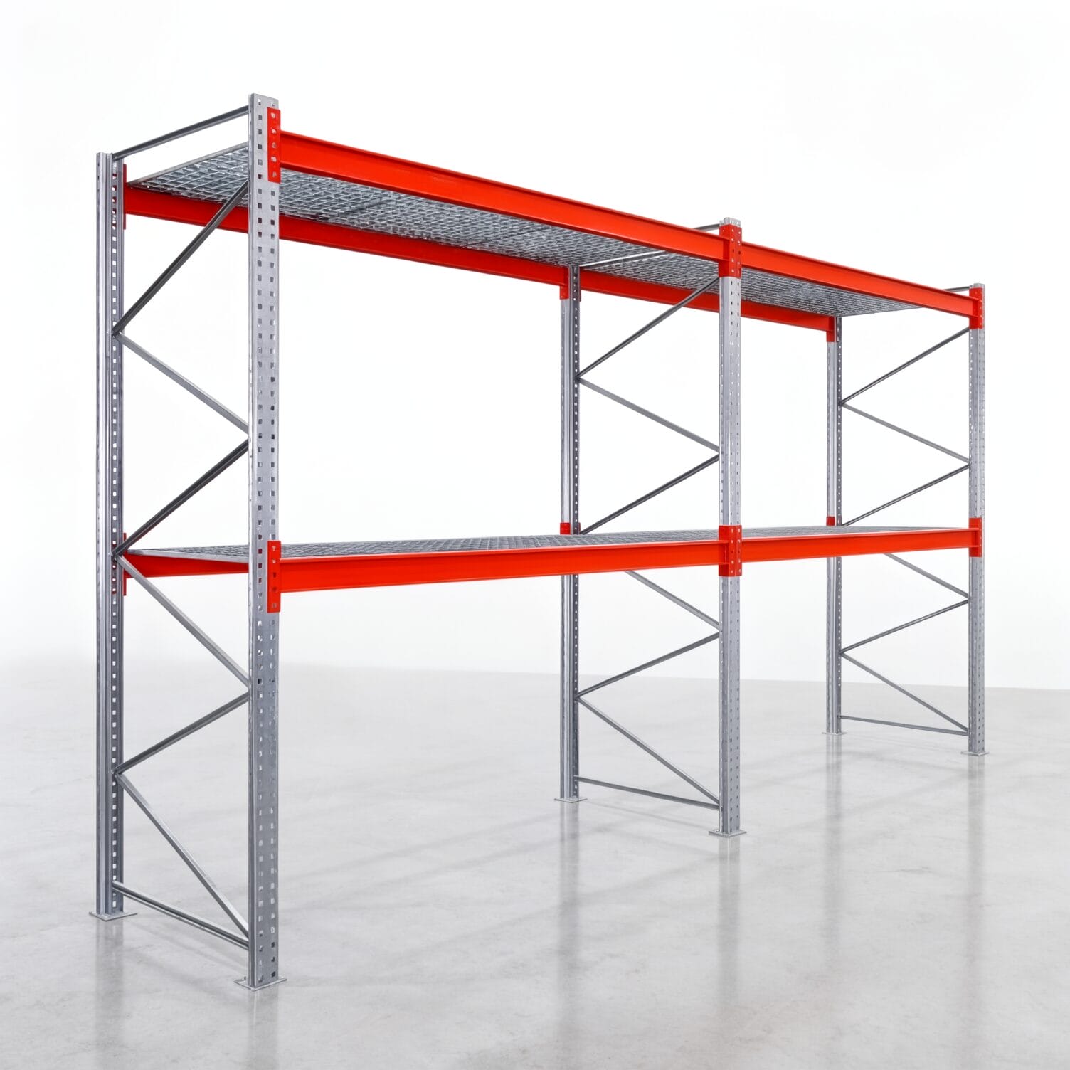 Palettenregale PRX 1000, Europalette, H: 3.100 mm, B: 5.700 mm, Palettengewicht: 500 kg, Palettenplätze: 18