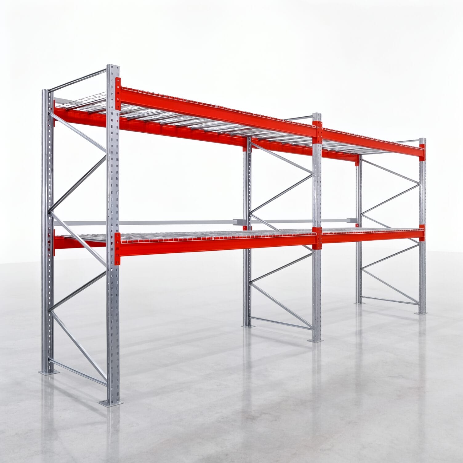 Palettenregale PRX 1000, Europalette, H: 2.600 mm, B: 5.700 mm, Palettengewicht: 750 kg, Palettenplätze: 18