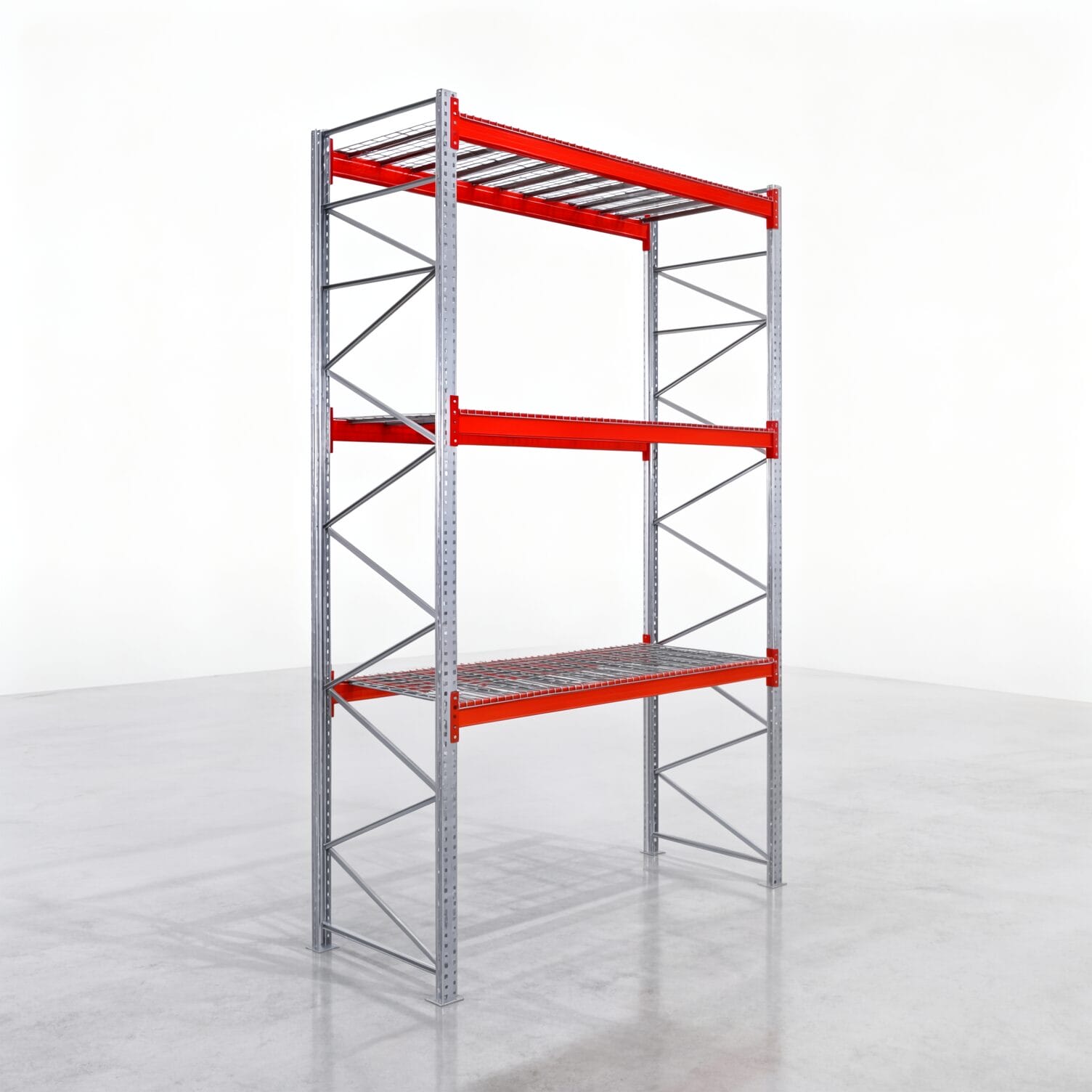 Palettenregale PRX 1000, Europalette, H: 4.600 mm, B: 2.900 mm, Palettengewicht: 750 kg, Palettenplätze: 12