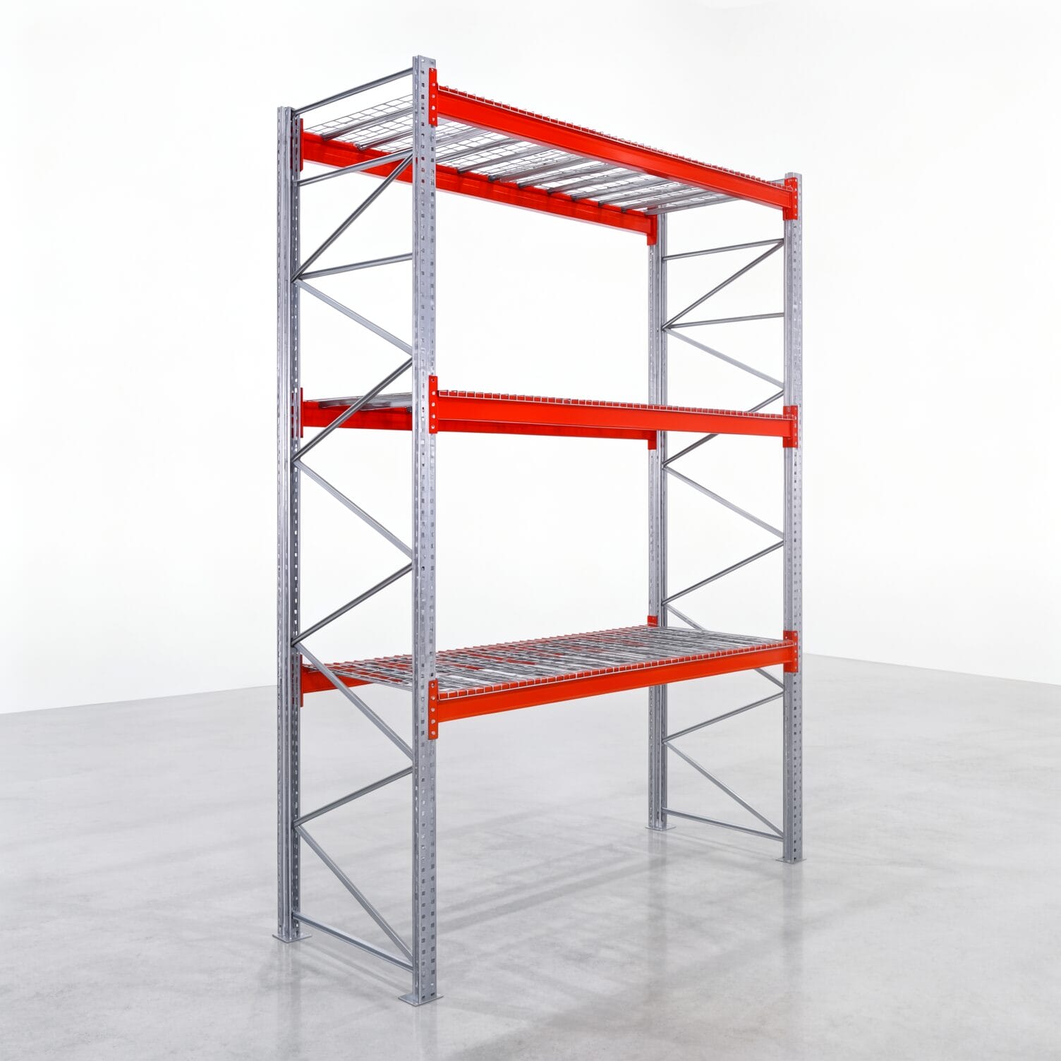 Palettenregale PRX 1000, Europalette, H: 4.100 mm, B: 2.900 mm, Palettengewicht: 500 kg, Palettenplätze: 12