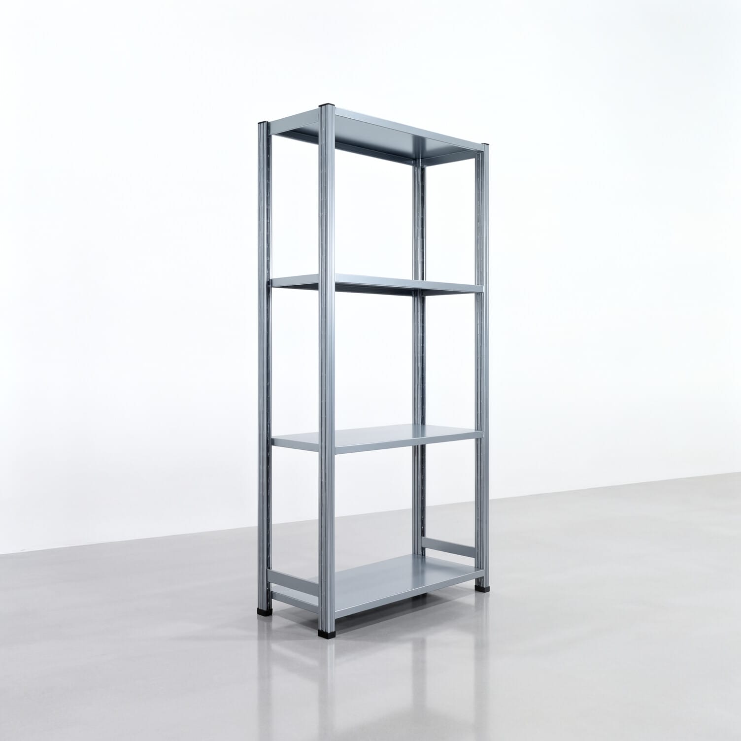 Fachbodenregal FBX 4000, H: 2.000 mm, B: 1.029 mm mm, T: 400 mm, Ebenen: 4