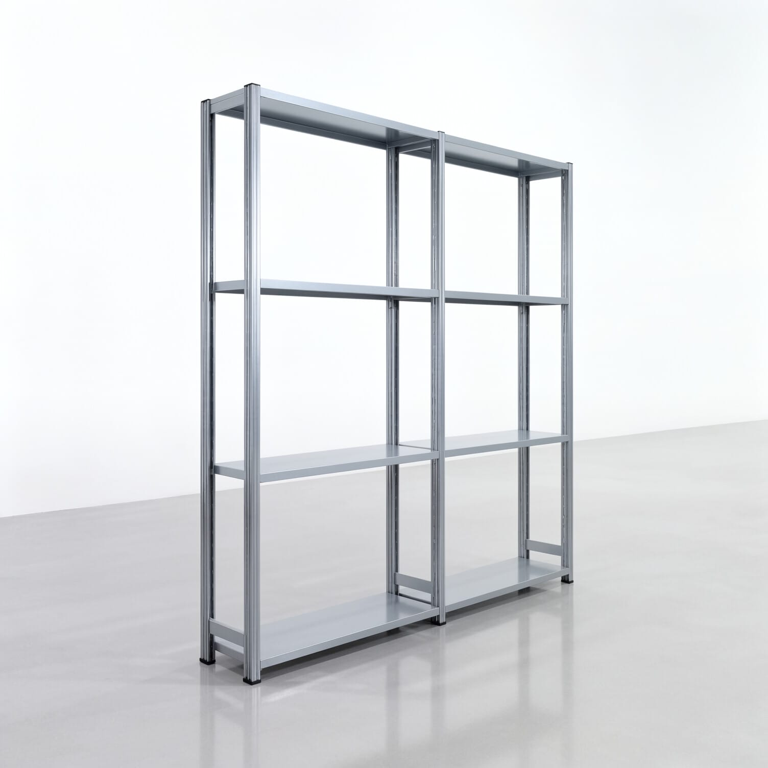 Fachbodenregal FBX 4000, H: 2.000 mm, B: 2.026 mm mm, T: 300 mm, Ebenen: 4