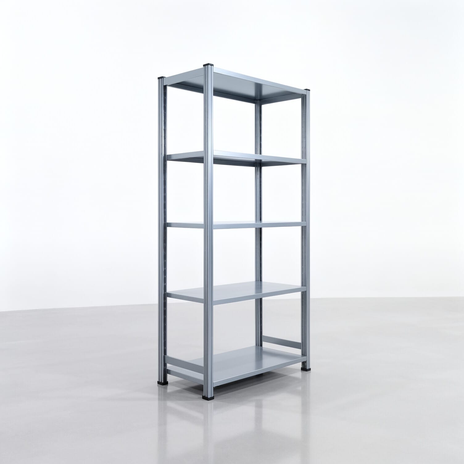 Fachbodenregal FBX 4000, H: 2.000 mm, B: 1.029 mm mm, T: 500 mm, Ebenen: 3