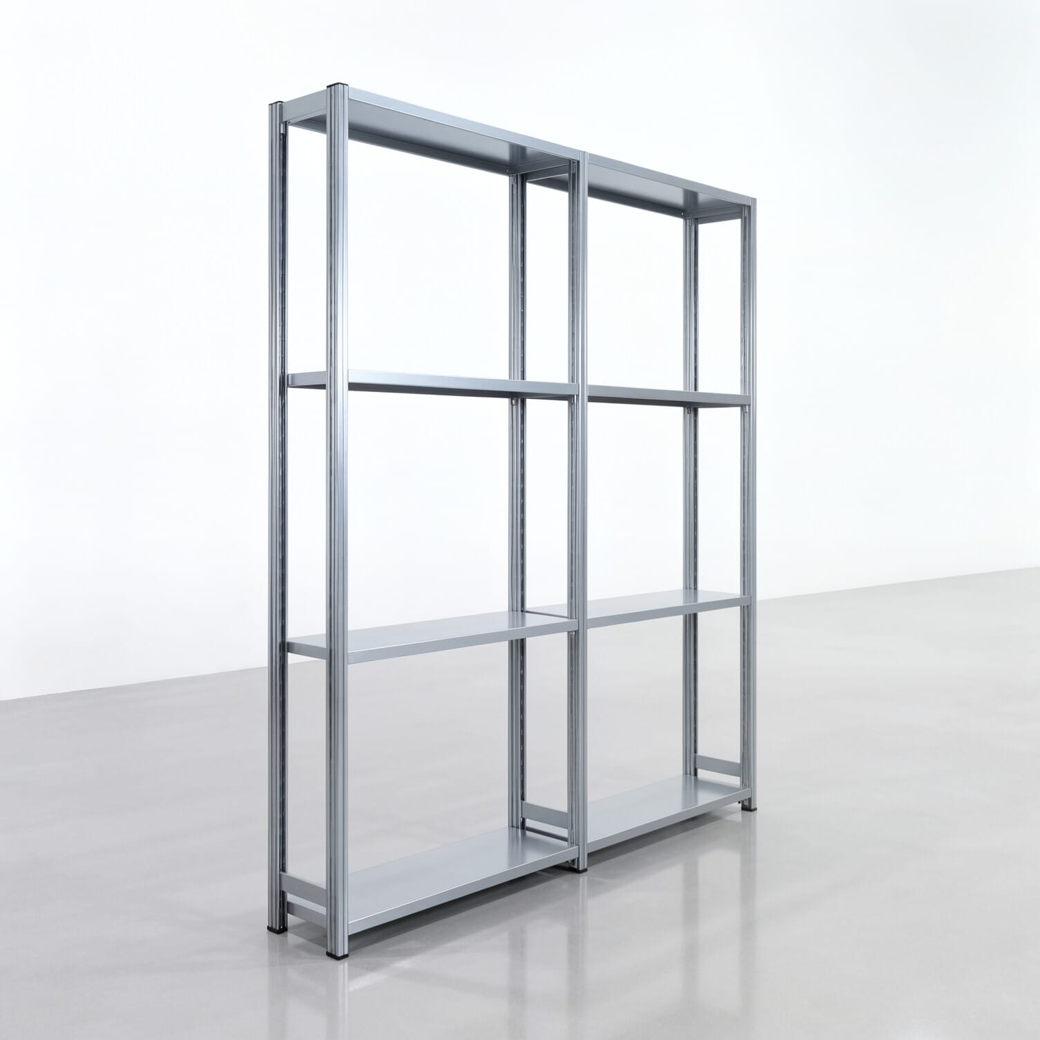 Fachbodenregal FBX 4000, H: 2.250 mm, B: 2.026 mm mm, T: 300 mm, Ebenen: 4