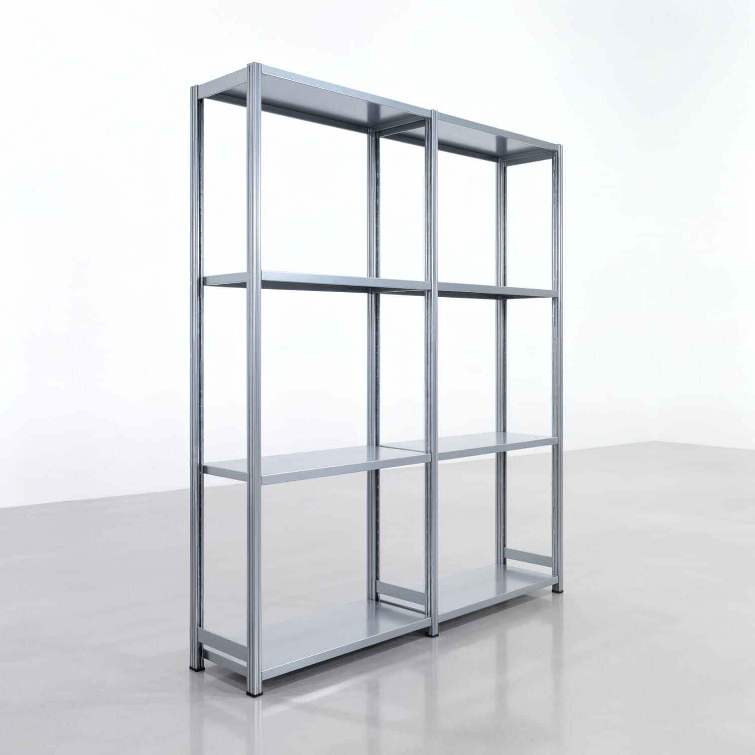 Fachbodenregal FBX 4000, H: 2.250 mm, B: 2.026 mm mm, T: 400 mm, Ebenen: 4