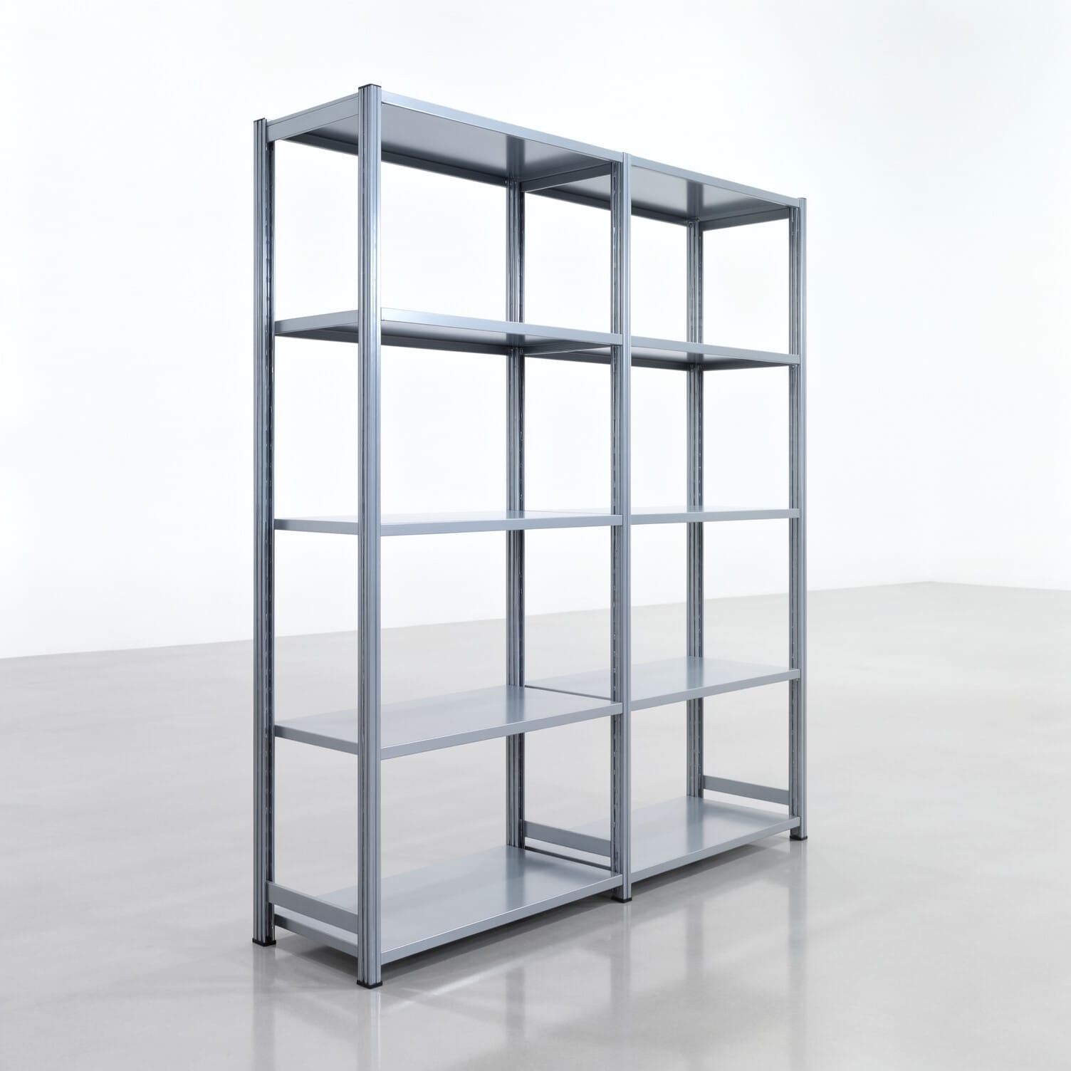 Fachbodenregal FBX 4000, H: 2.250 mm, B: 2.026 mm mm, T: 500 mm, Ebenen: 5