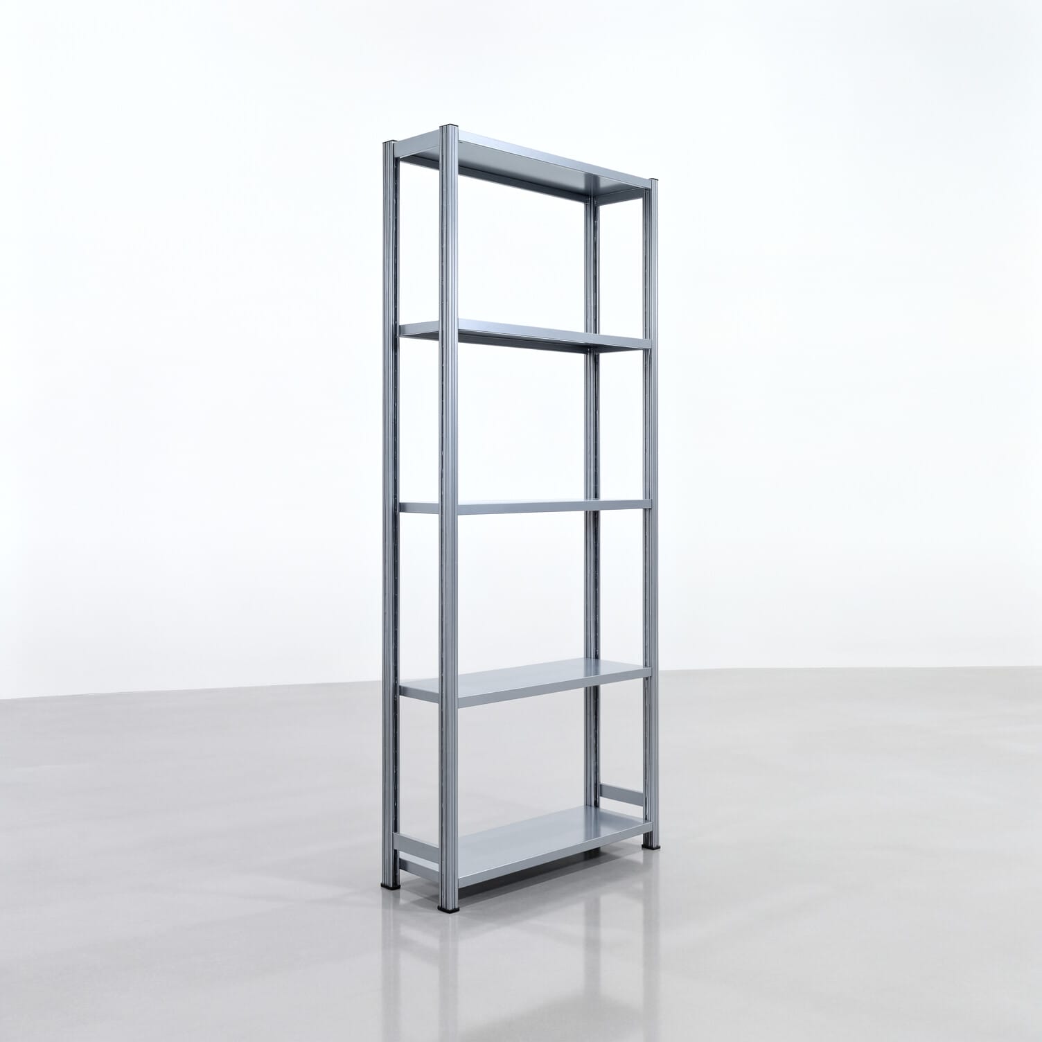 Fachbodenregal FBX 4000, H: 2.250 mm, B: 1.029 mm mm, T: 300 mm, Ebenen: 5