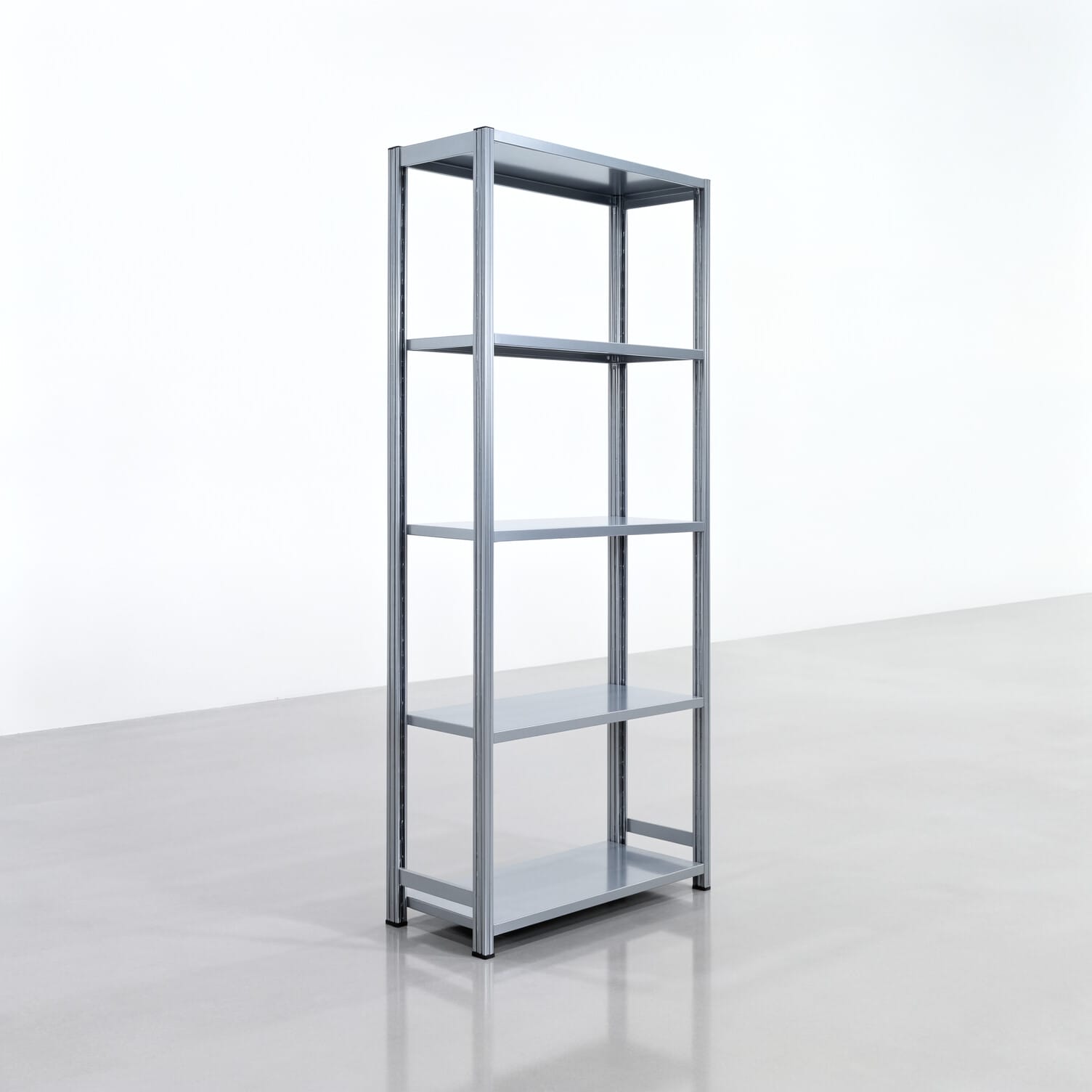 Fachbodenregal FBX 4000, H: 2.250 mm, B: 1.029 mm mm, T: 400 mm, Ebenen: 5