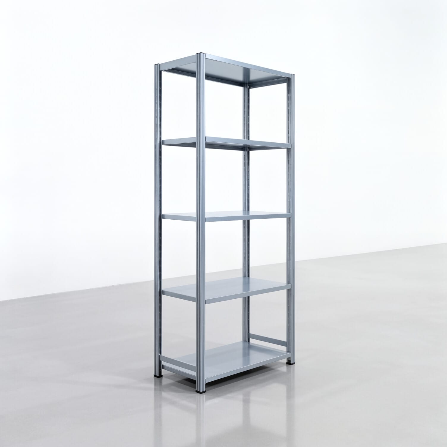 Fachbodenregal FBX 4000, H: 2.250 mm, B: 1.029 mm mm, T: 500 mm, Ebenen: 5