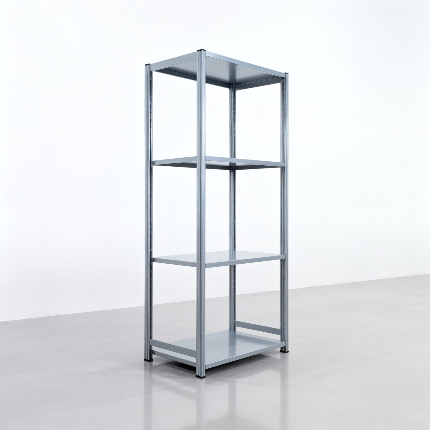 Fachbodenregal FBX 4000, H: 2.250 mm, B: 1.029 mm mm, T: 600 mm, Ebenen: 4