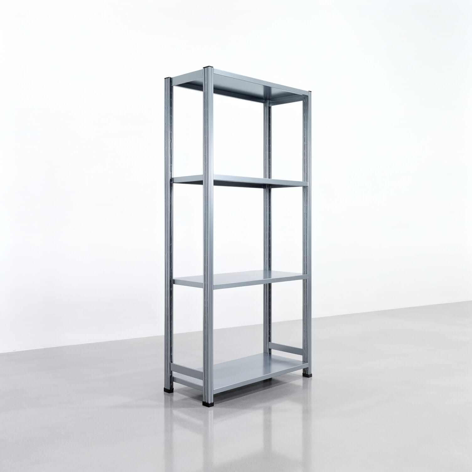 Fachbodenregal FBX 4000, H: 2.000 mm, B: 1.029 mm mm, T: 400 mm, Ebenen: 4